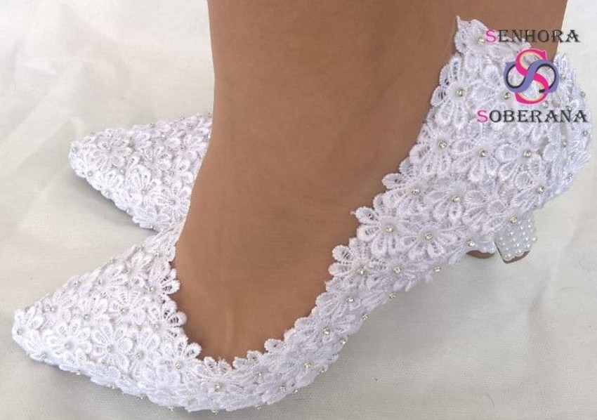 comprar scarpin branco