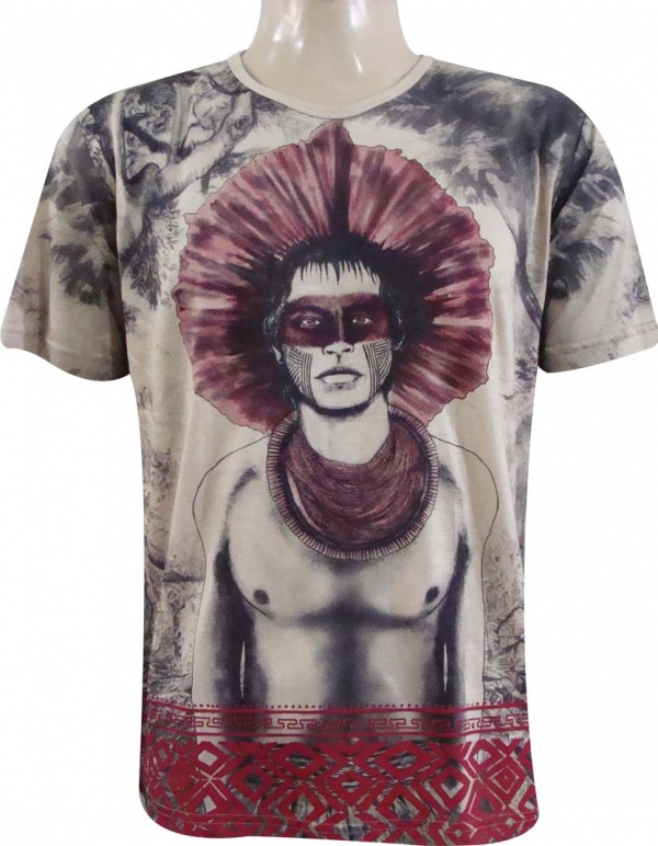 camiseta indiana Índio tupi g no elo7 artigo humanizado b04045