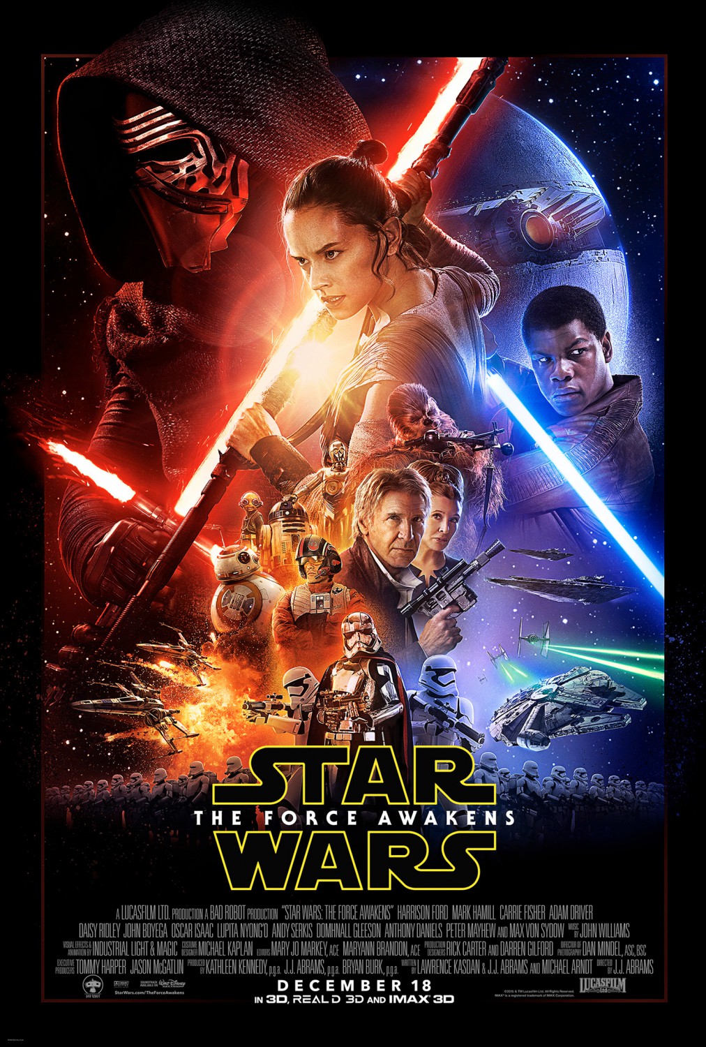Resultado de imagem para star wars o despertar da força poster
