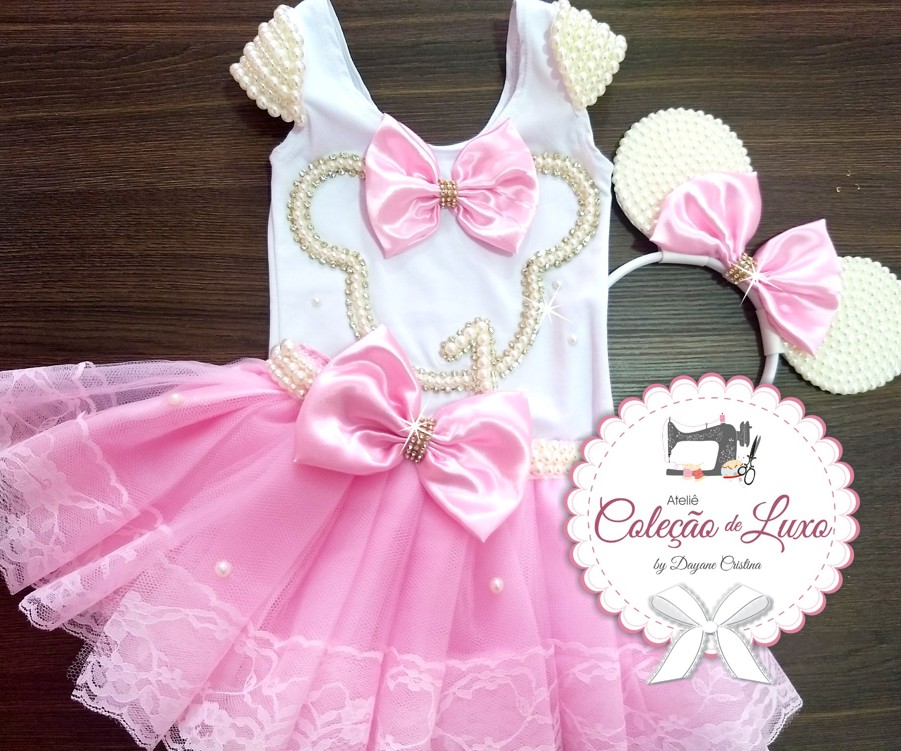 roupa minnie rosa