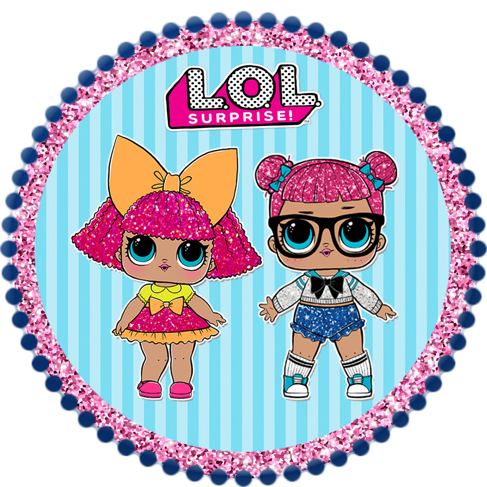 Elipse Painel Boneca Lol Surprise Mdf Elo7