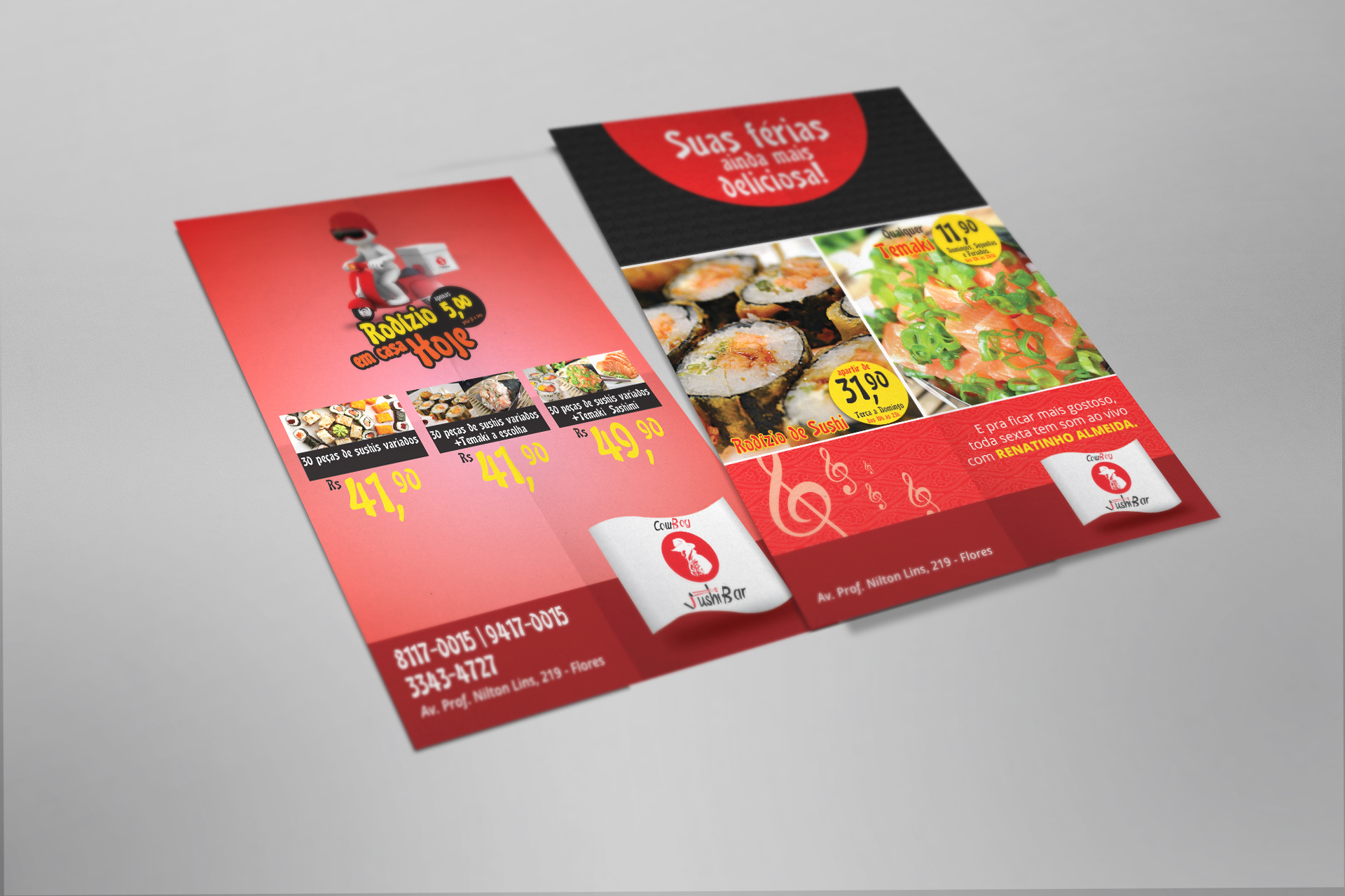 panfleto de pizzaria delivery 10x15 frente 2500uni no elo7 flyer frente e verso