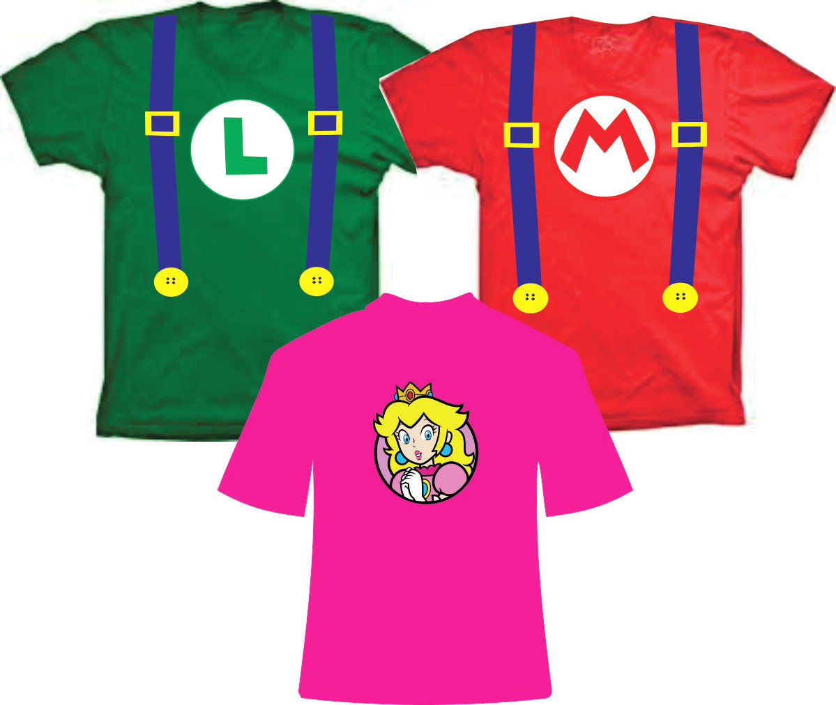camisetas personalizadas de mario bros