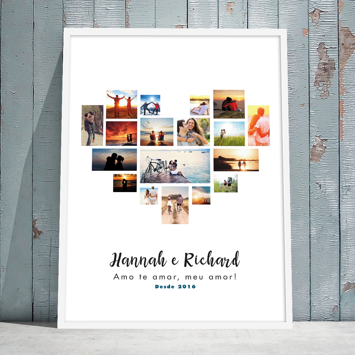Presente 1 Ano De Namoro Quadro Casal Com Fotos Elo7 Presente 1 Ano De Namoro Quadro Casal Com Fotos Elo7