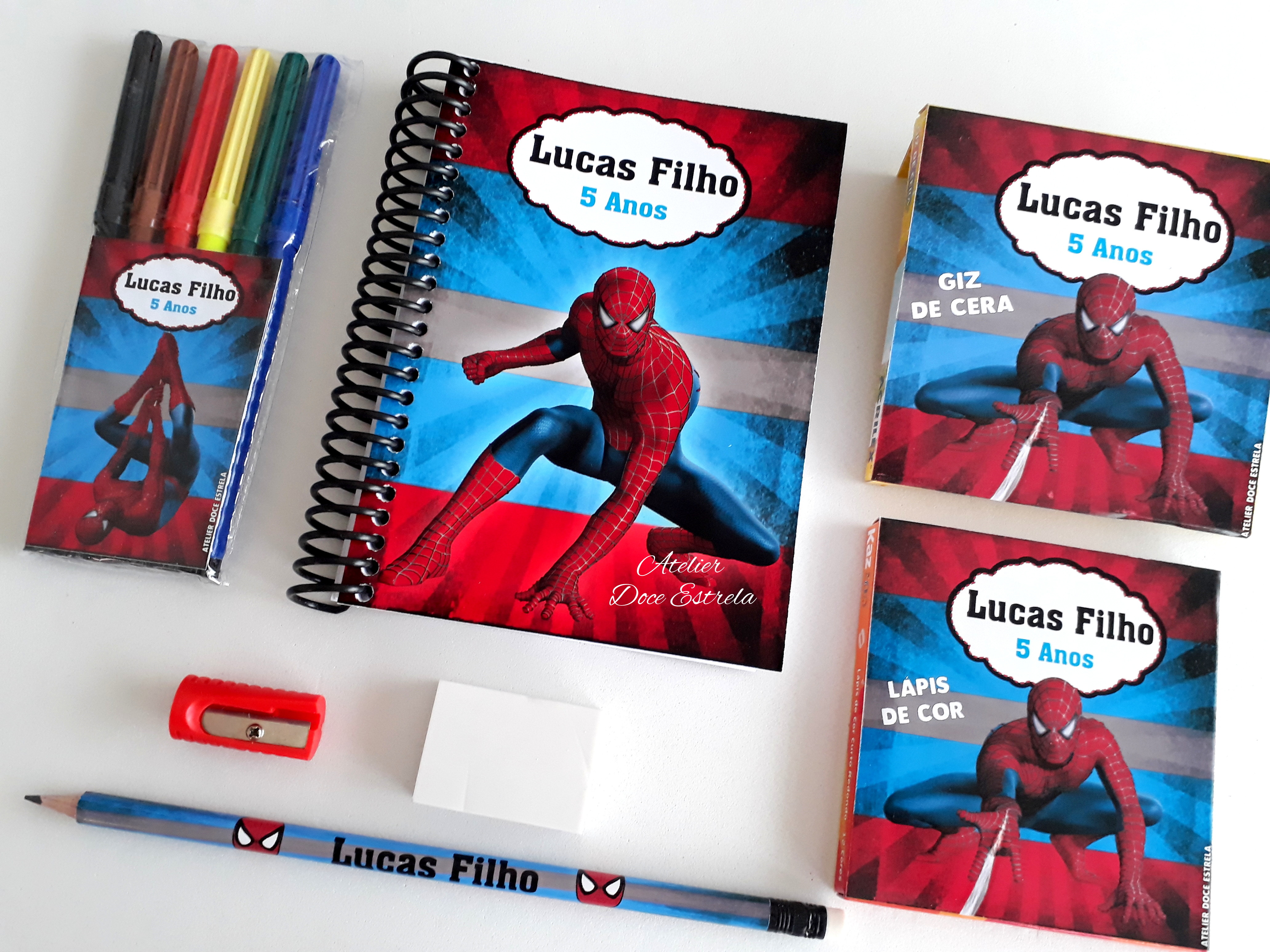 Kit Pintura Homem Aranha