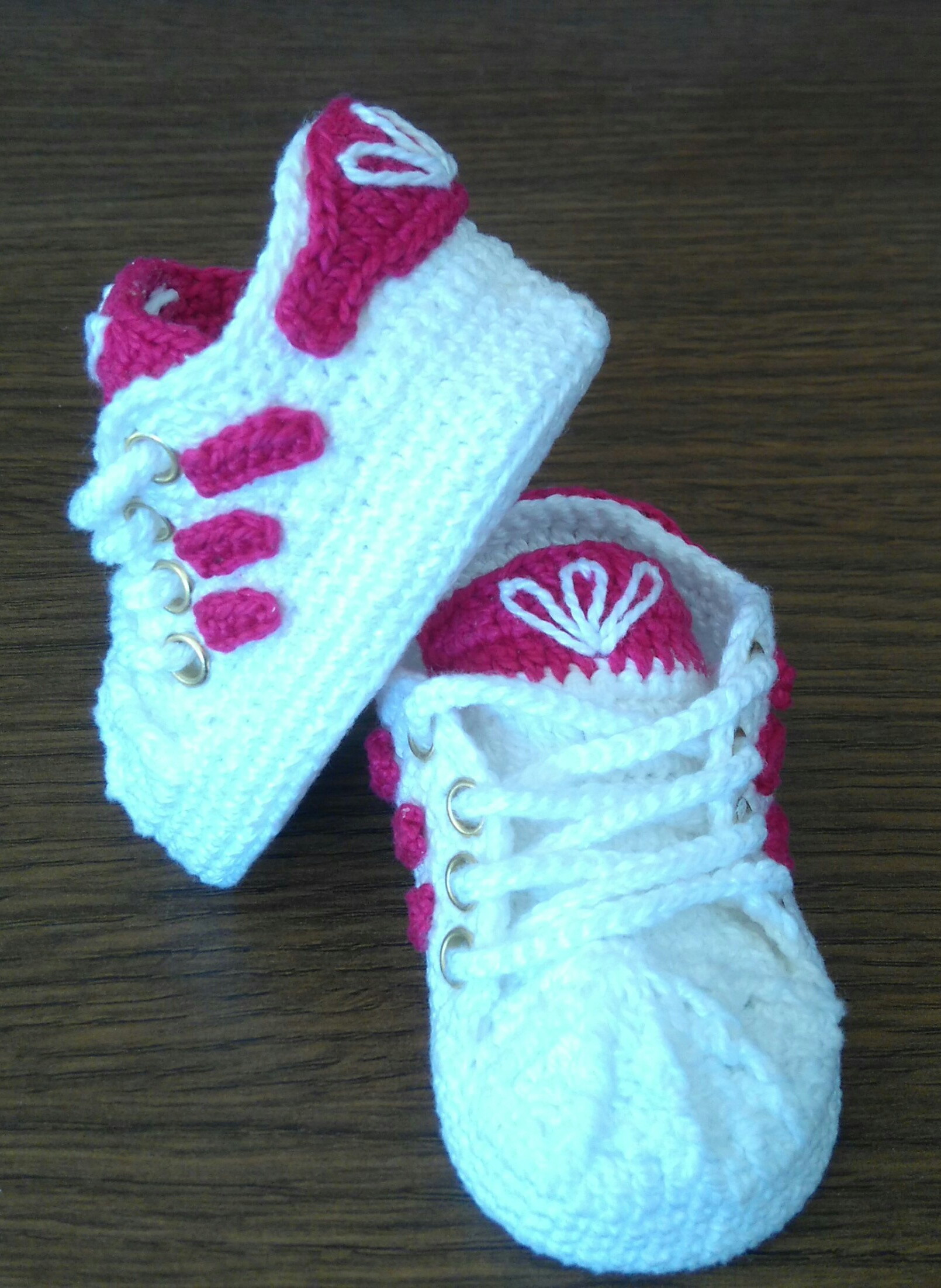 tenis de croche para bebe passo a passo