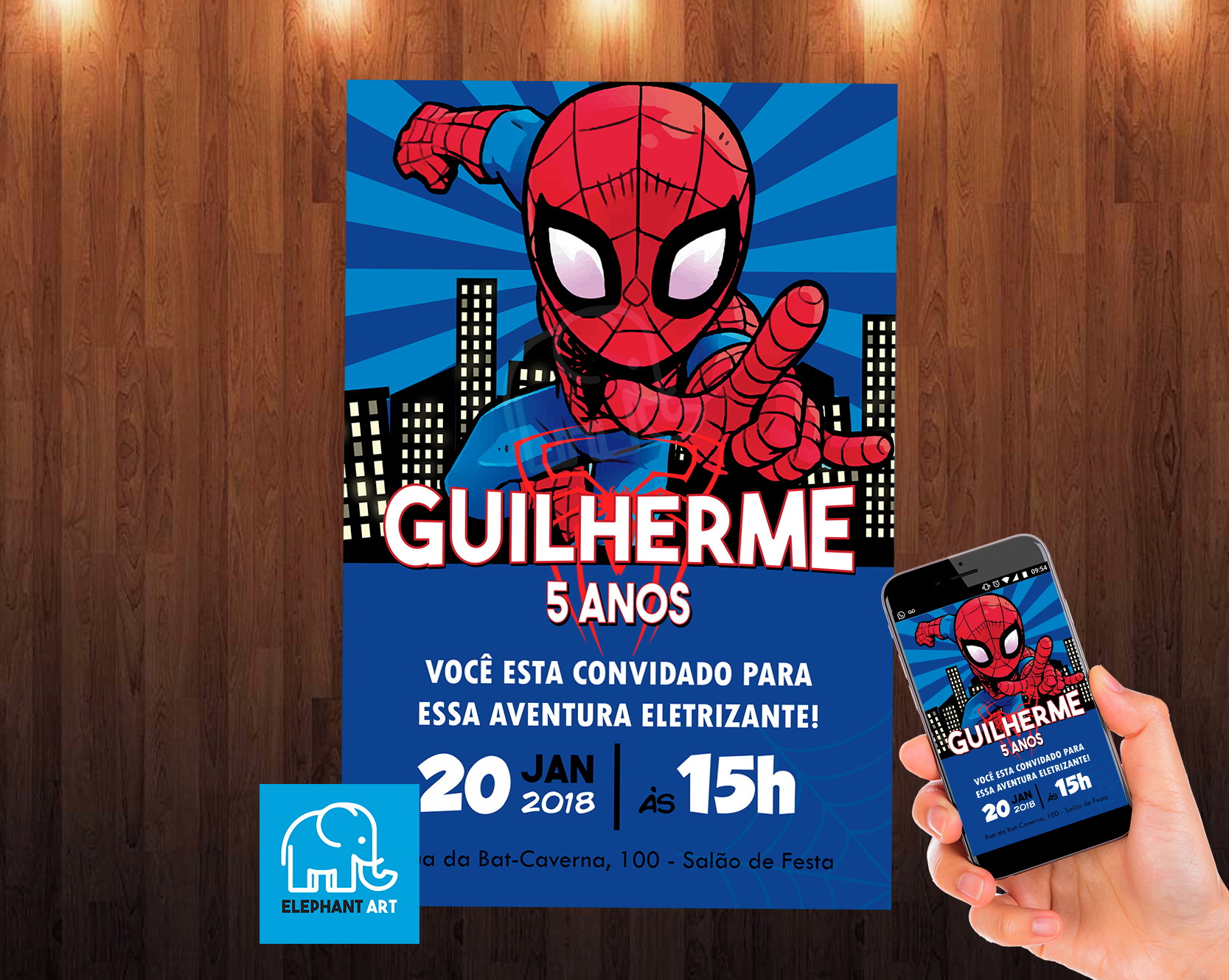 Featured image of post Convite De Aniversario Homem Aranha E Hulk