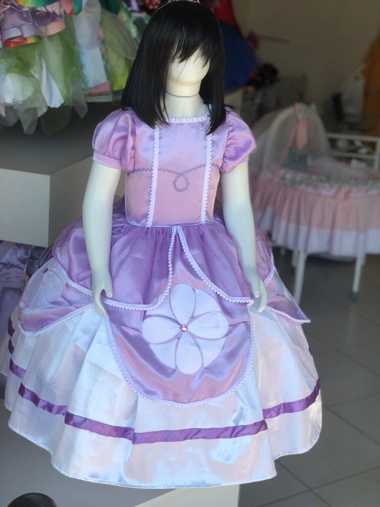 Vestido Fantasia Bebê Princesinha Sofia - Emfantasy