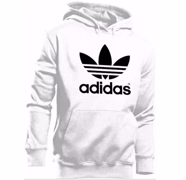 blusa de frio adidas branca