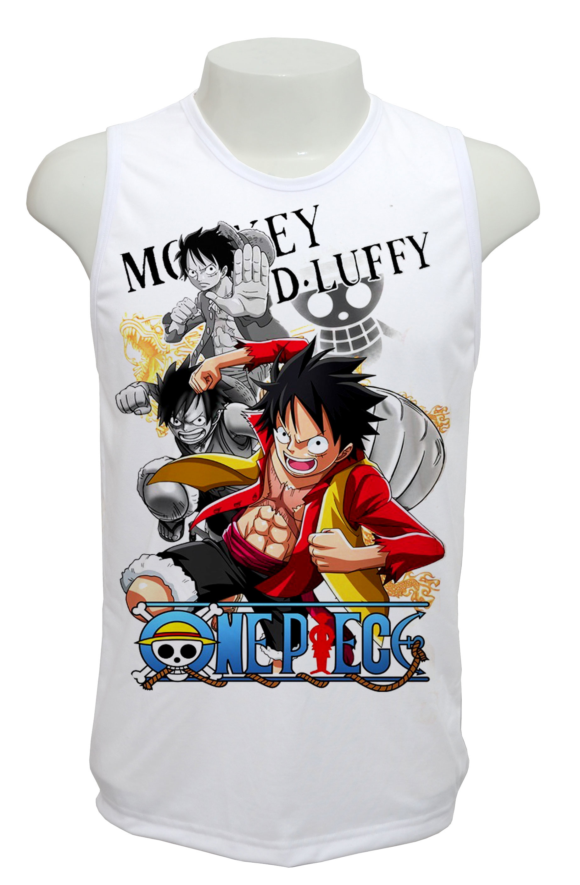 Camiseta Infantil T - One Piece Monkey D Luffy Mod 02