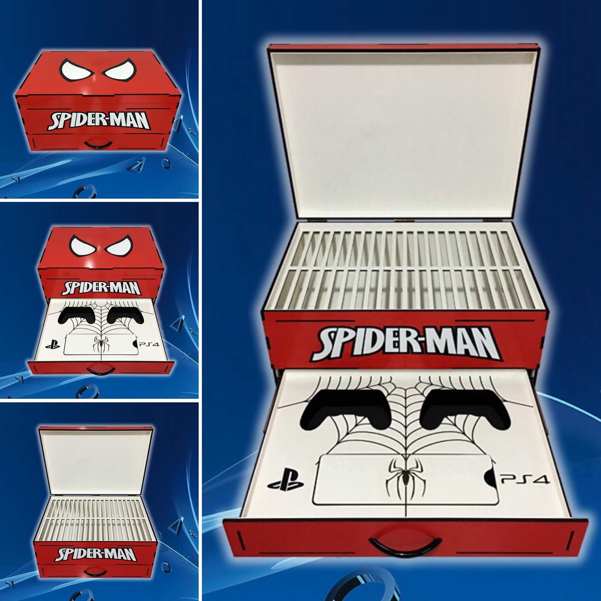 Porta jogos para PS3/PS4 Homem Aranha