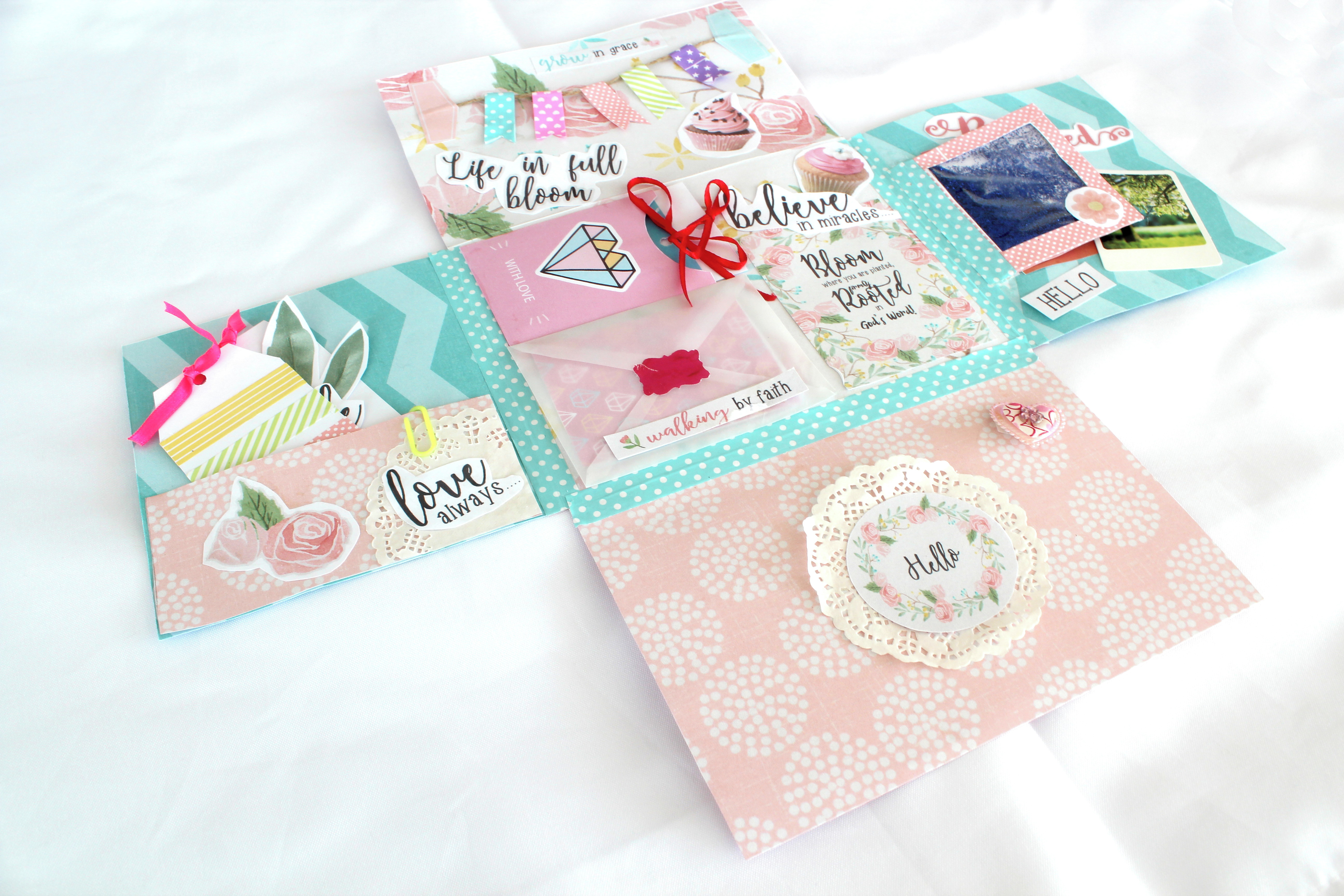 Scrapbook Flipbook Teal