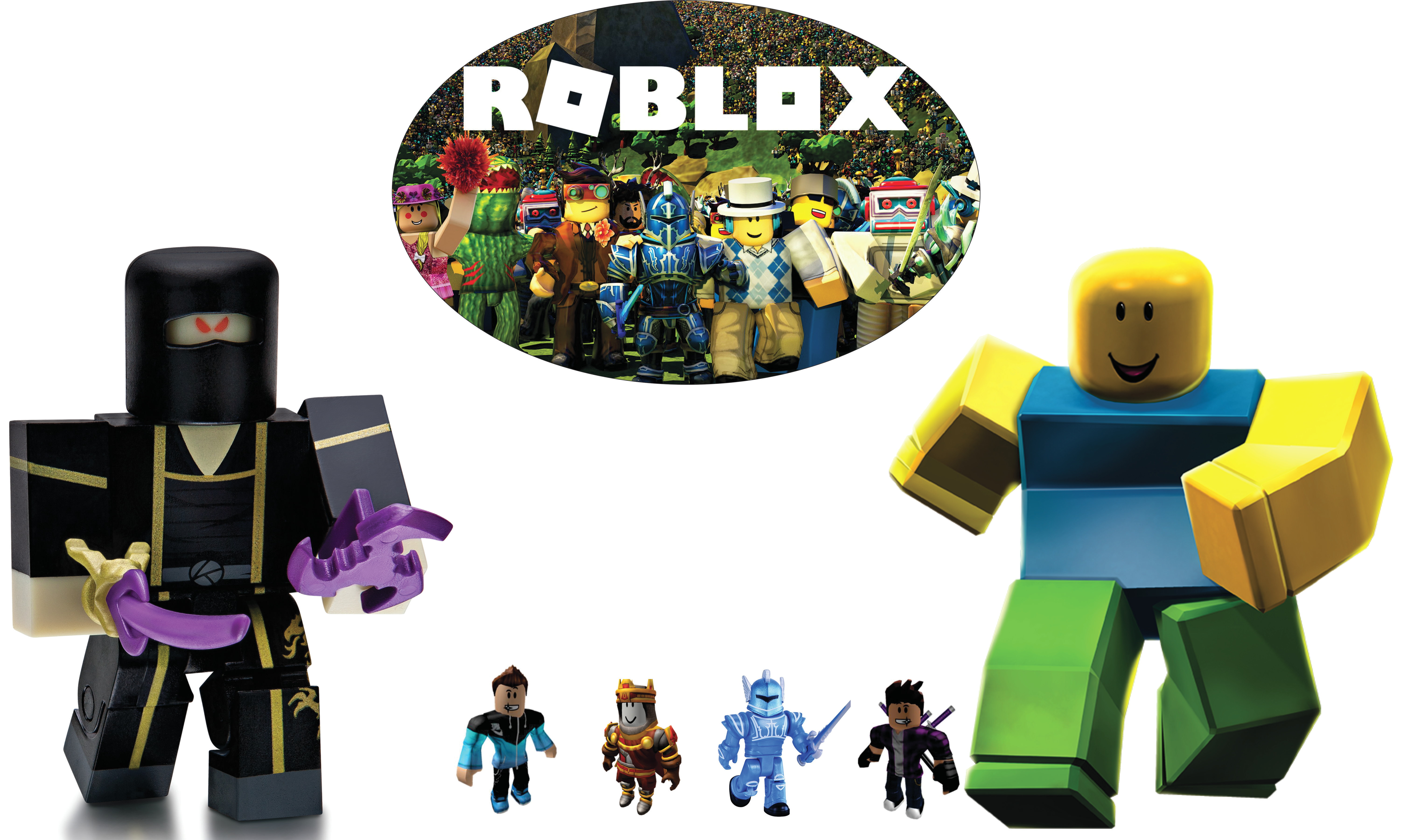 Decoração De Festa Roblox - 10 Displays De 20cm Totens