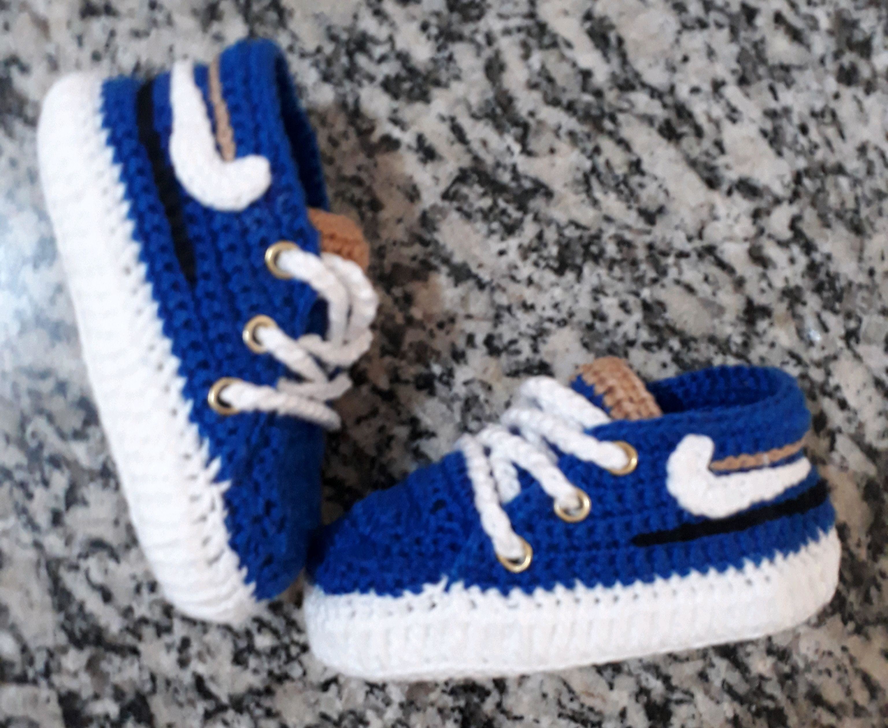 tenis croche bebe