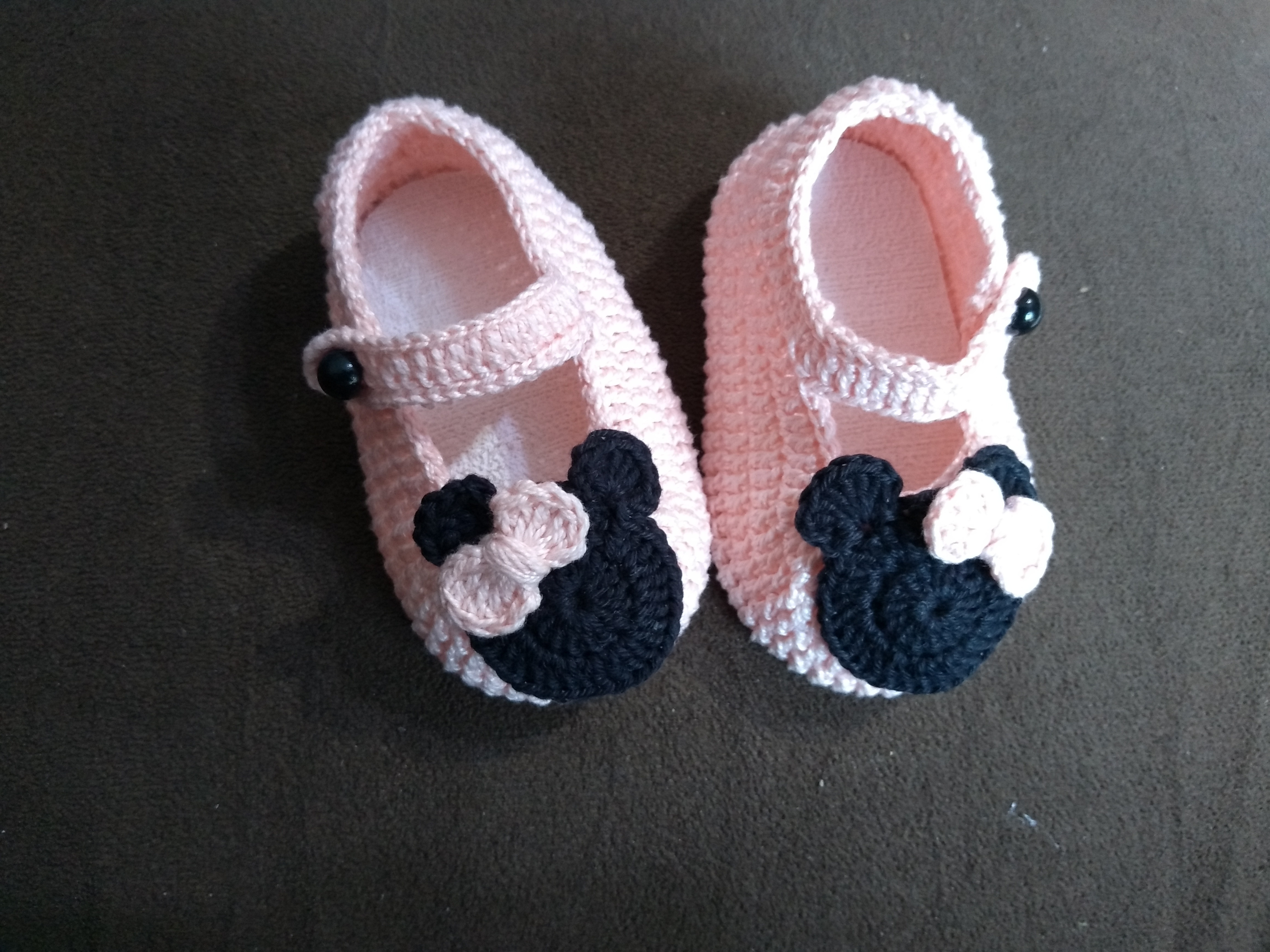 sapatinho de croche para bebe feminino