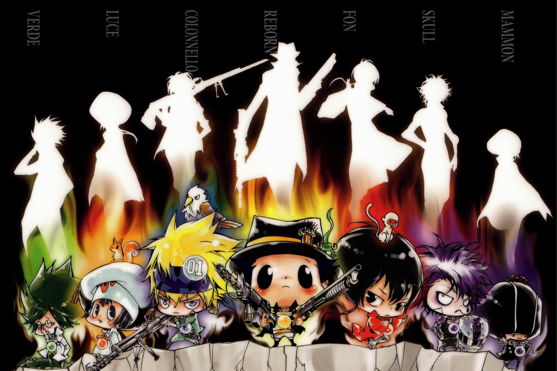 Big Poster Anime Katekyo Hitman Reborn LO05 90x60 cm