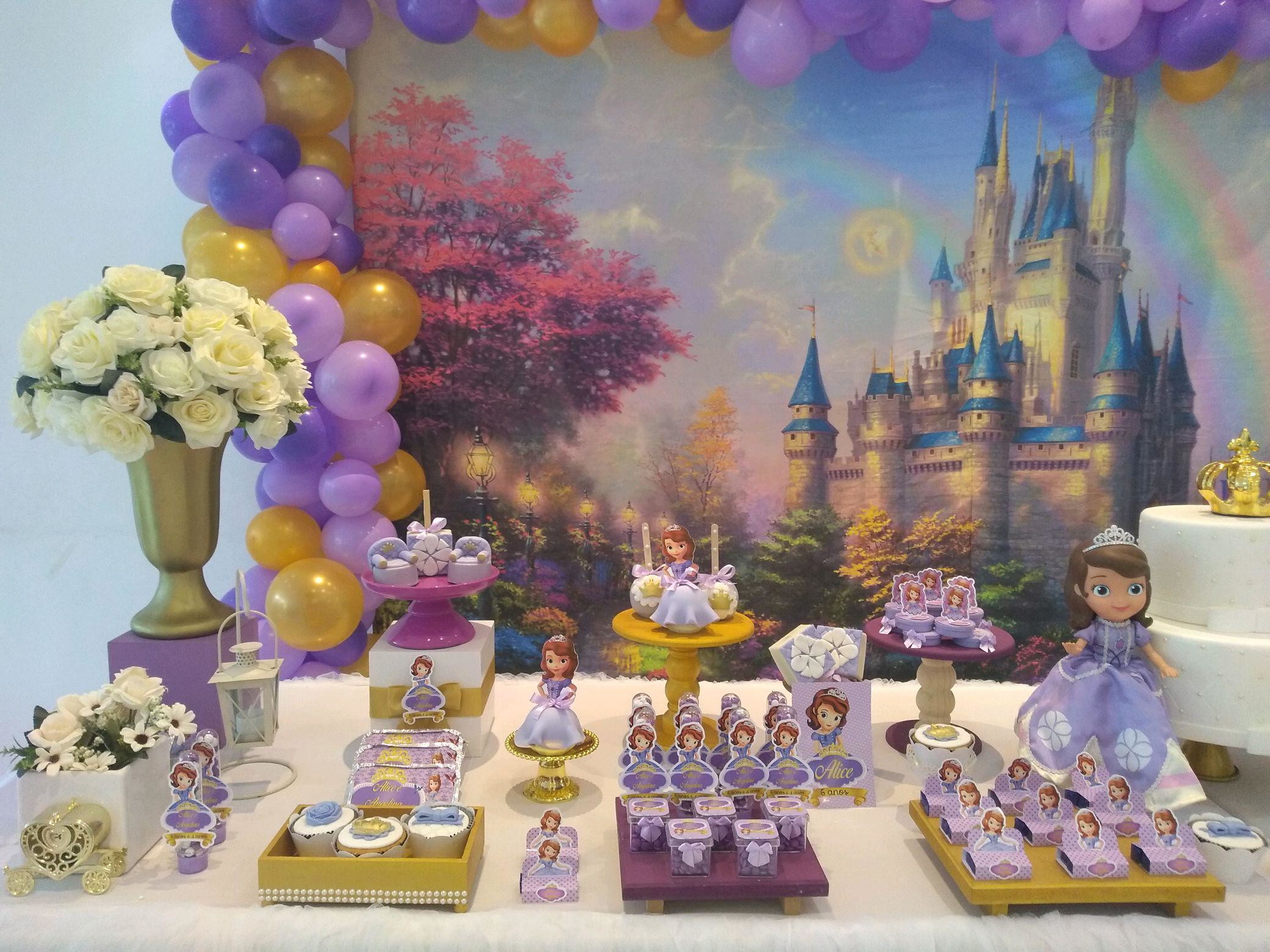 Decoração de festa Princesa Sofia no Elo7 | Felipe Batista (F61CC0)