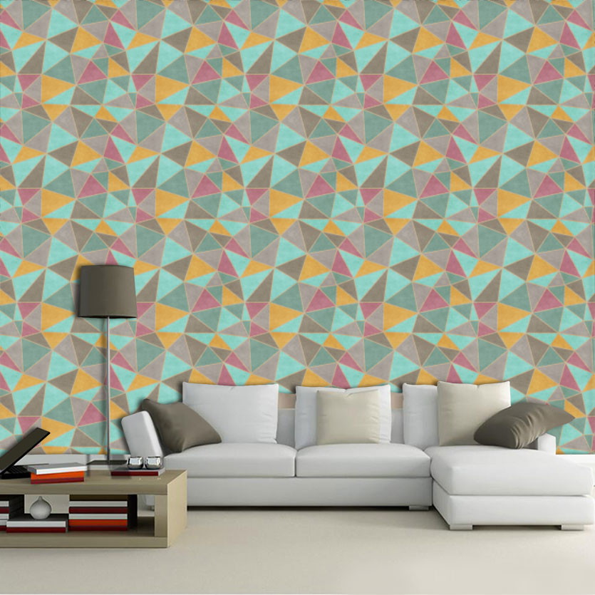 Papel De Parede Mosaico 0003 Papel De Parede Para Sala No Elo7 Harmonize Decor F9e3b7