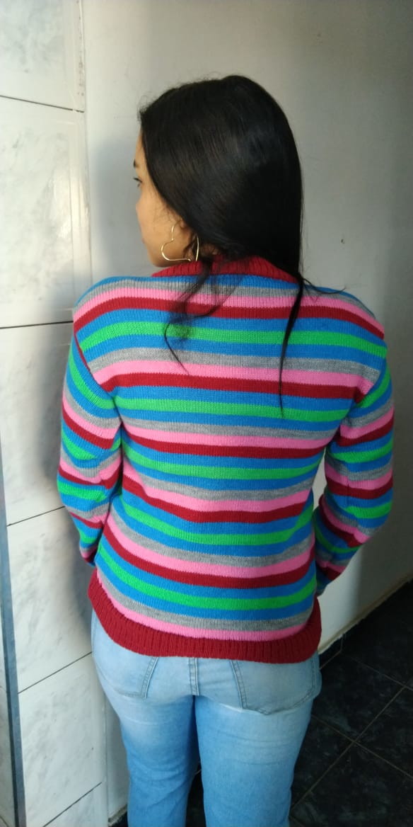 camisa do chucky listrada