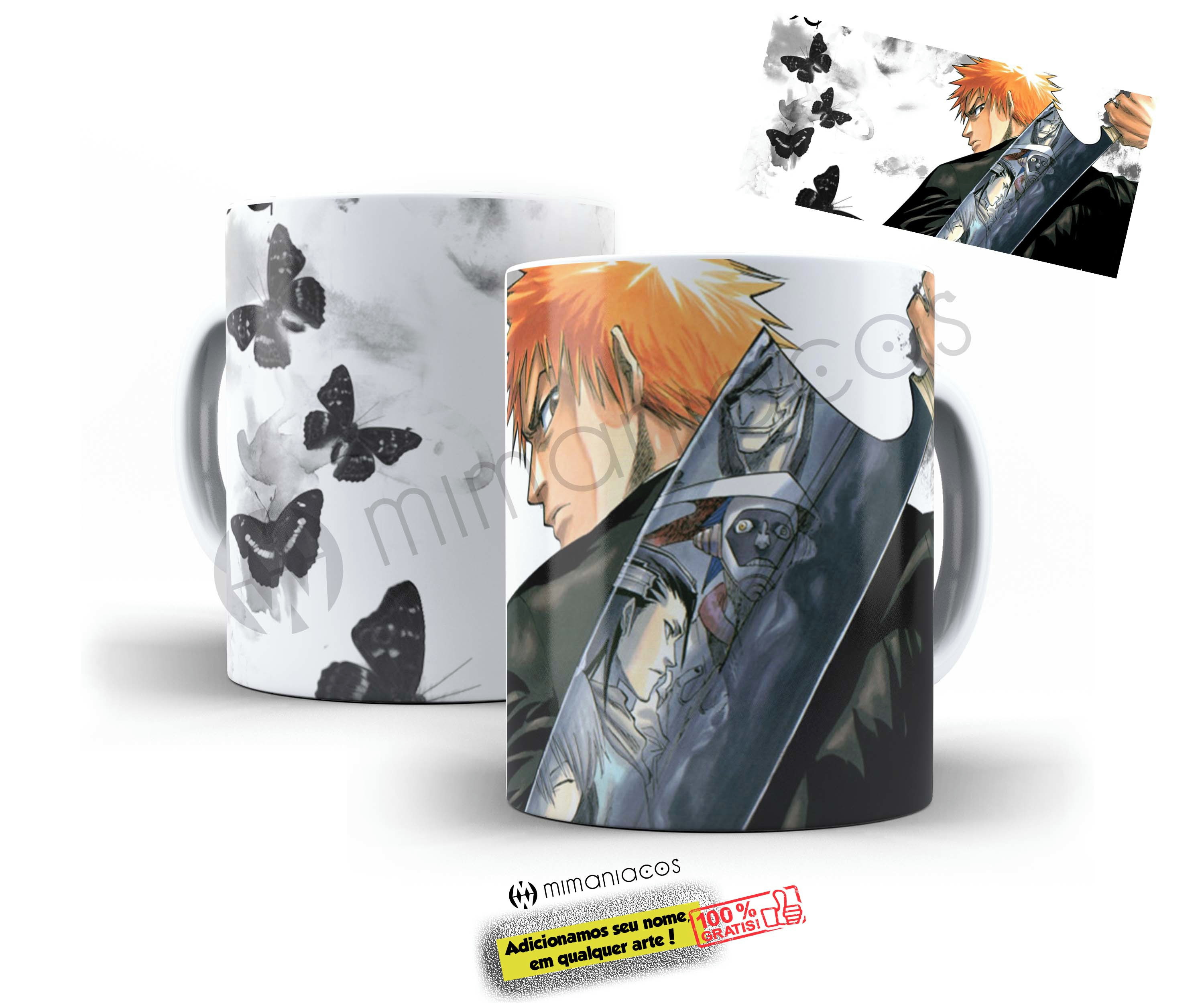 Caneca Bleach Personagens