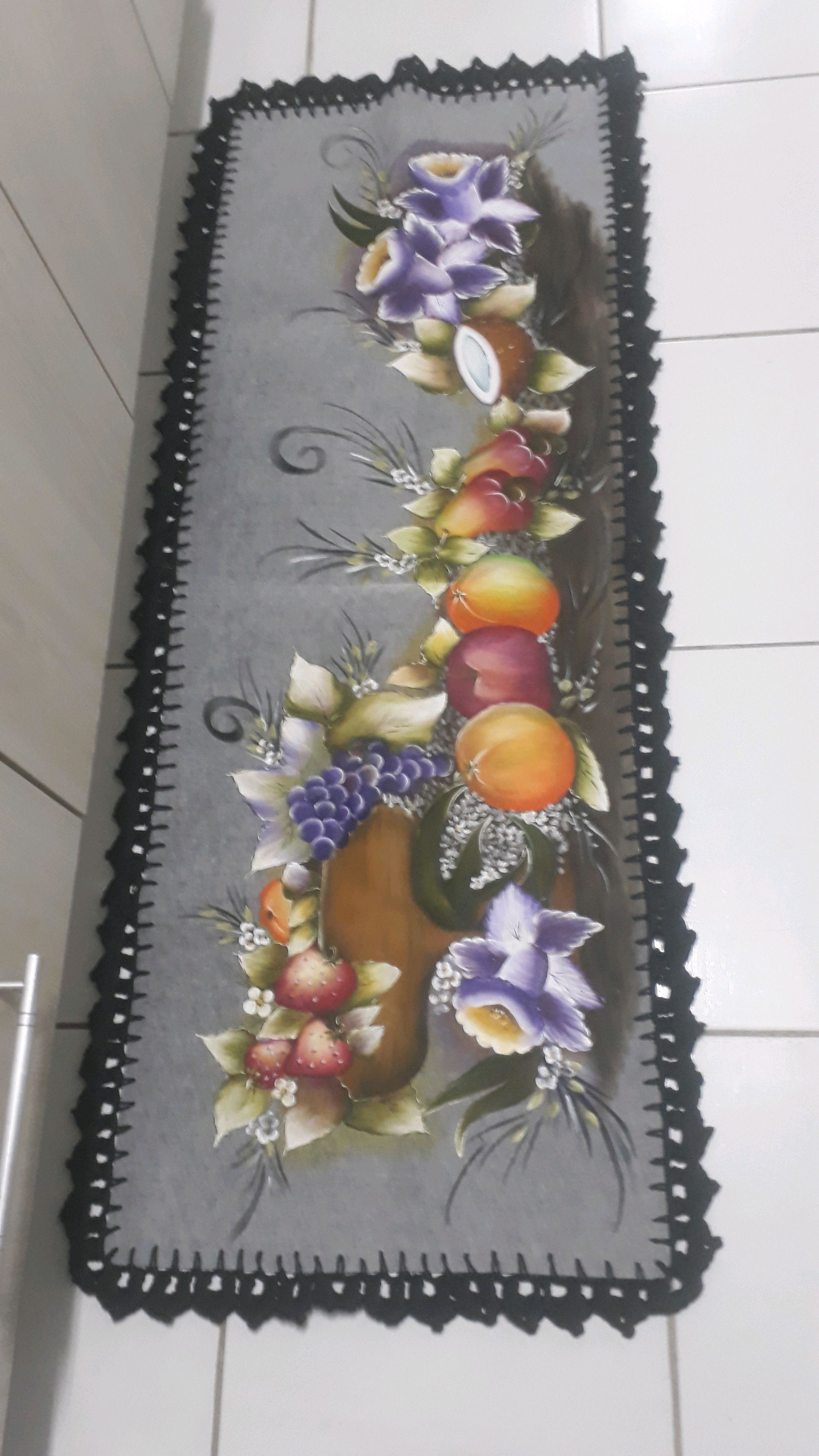 passadeira pintada a mao