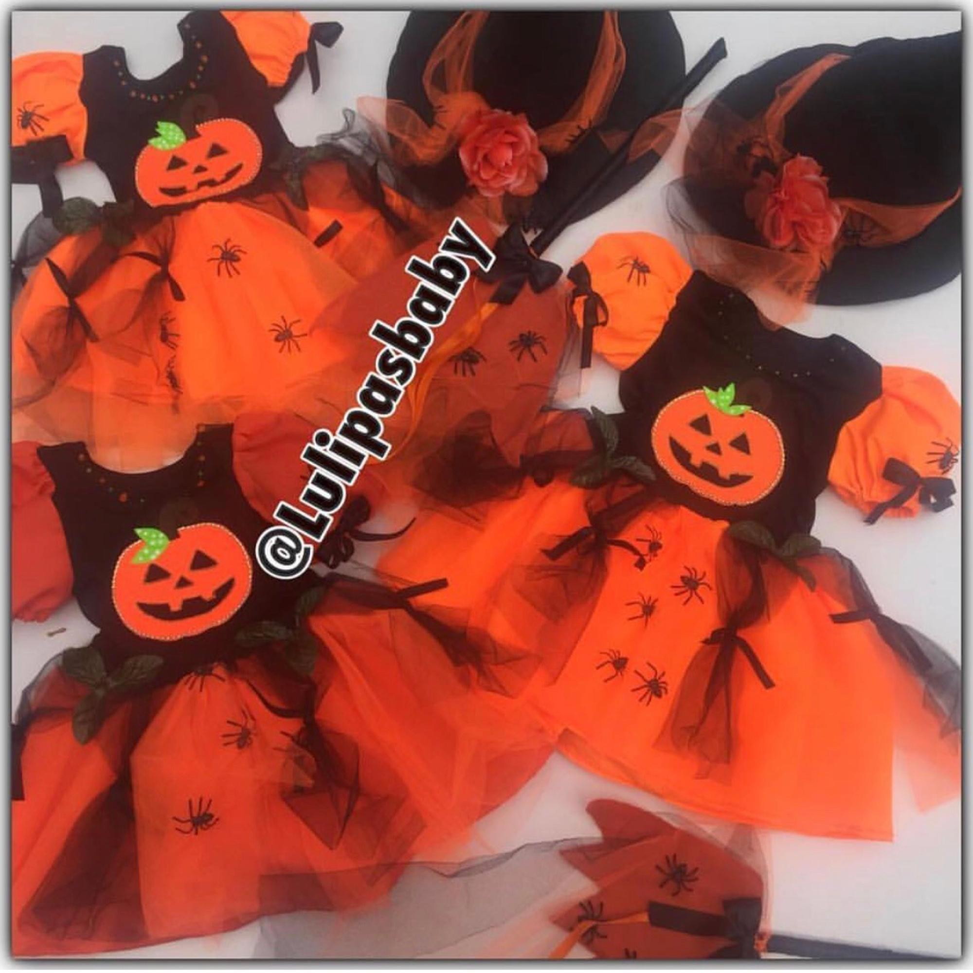 Kit Fantasia Bruxa Vassoura Chapéu Acessório Festa Halloween - DHS