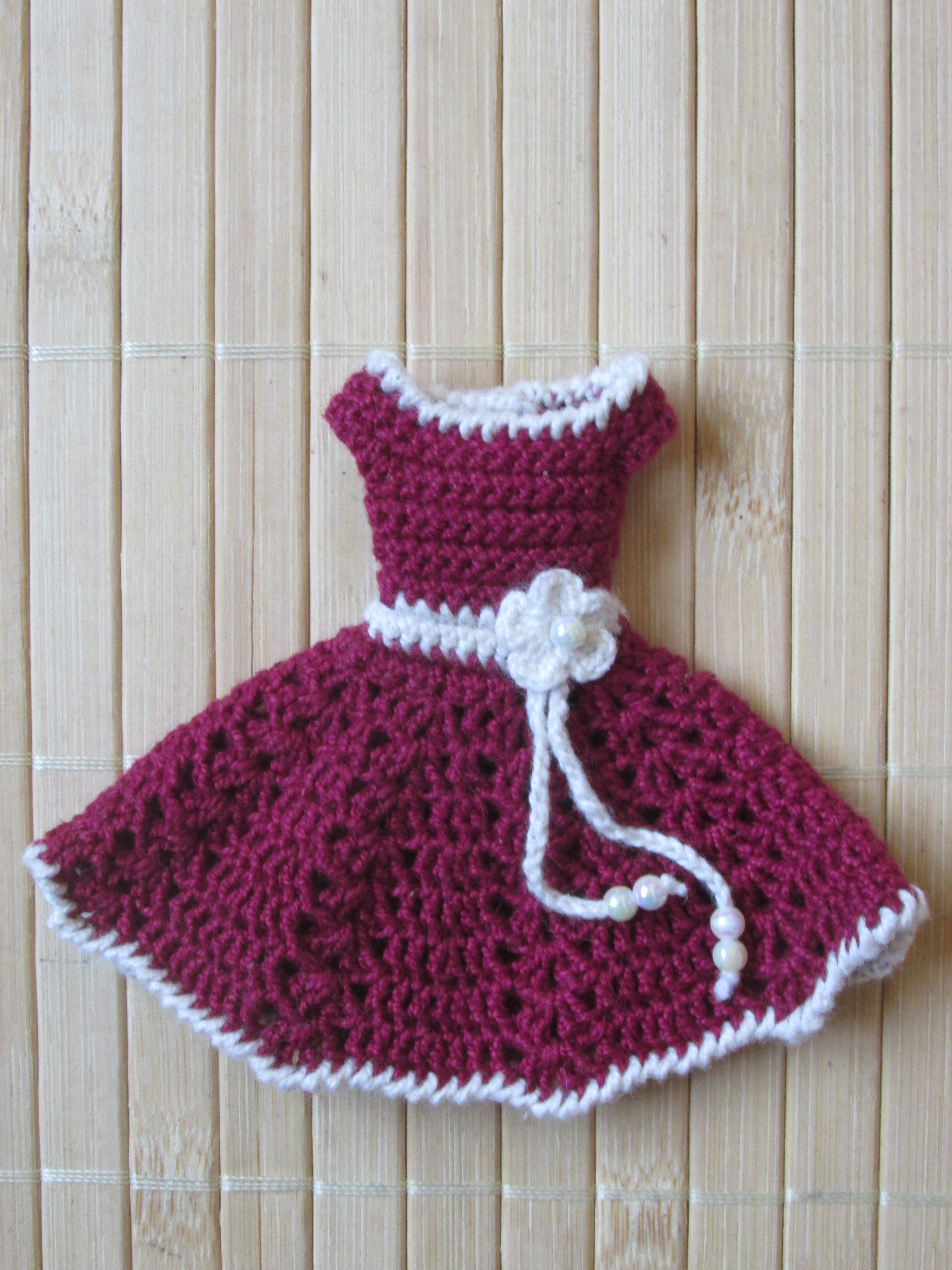 Roupa de Crochê para Boneca - Aprendendo Croche 