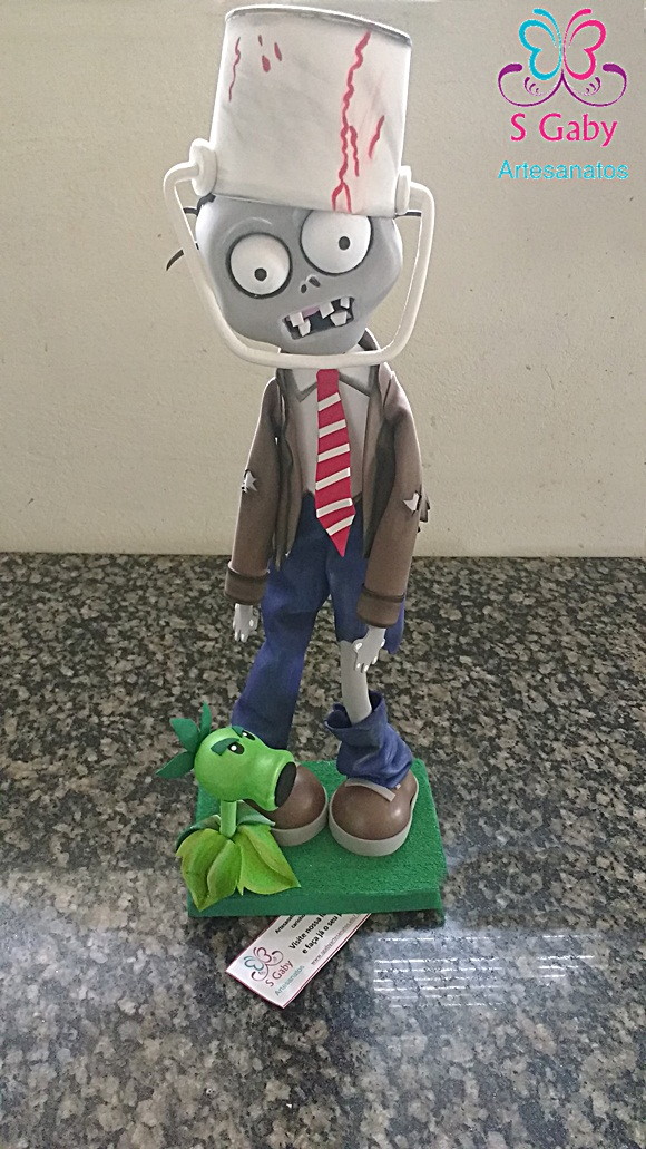 Kit Plantas do Jogo Plants vs Zombies ( 4 personagens)