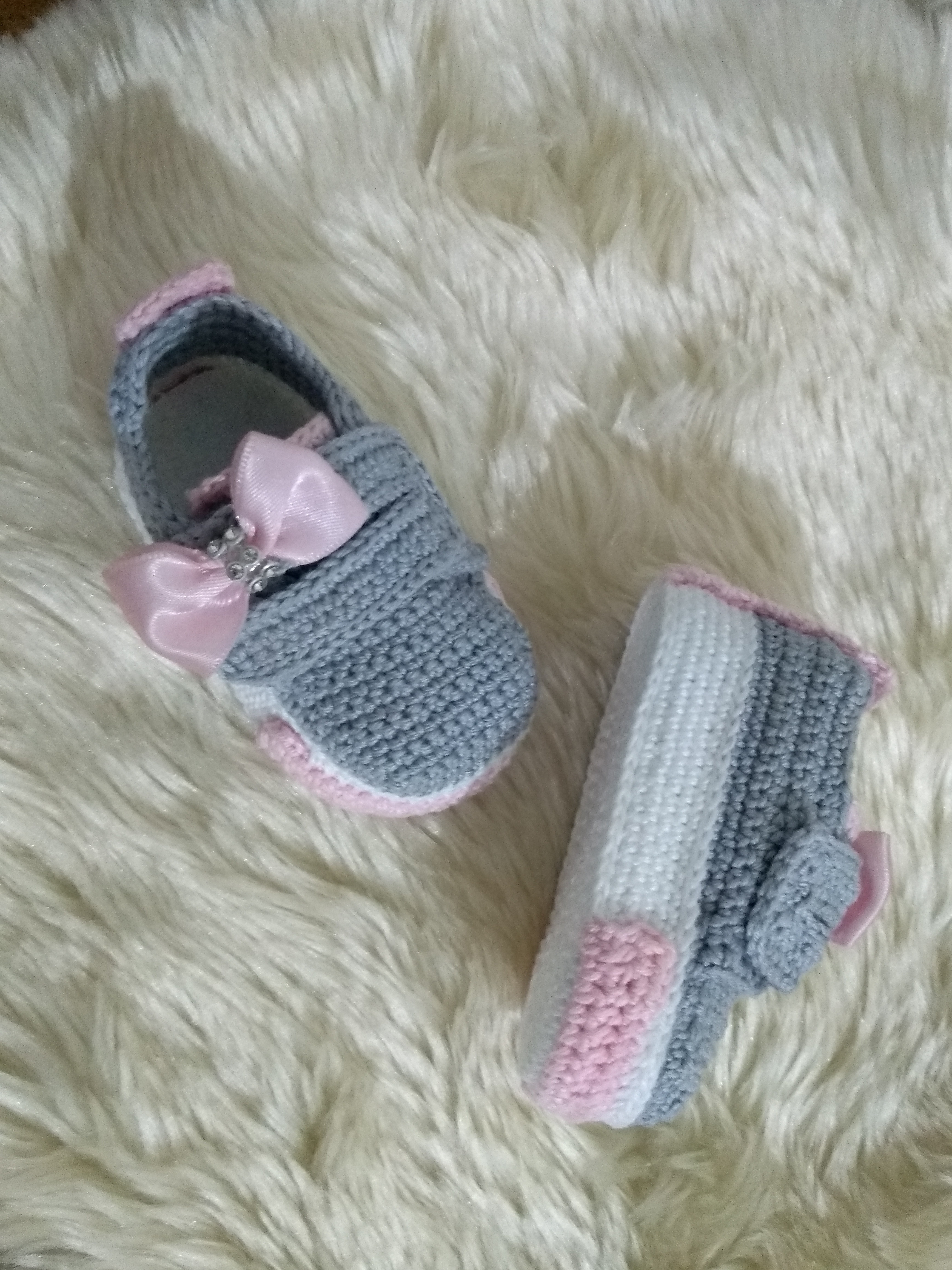 tenis de bebe croche