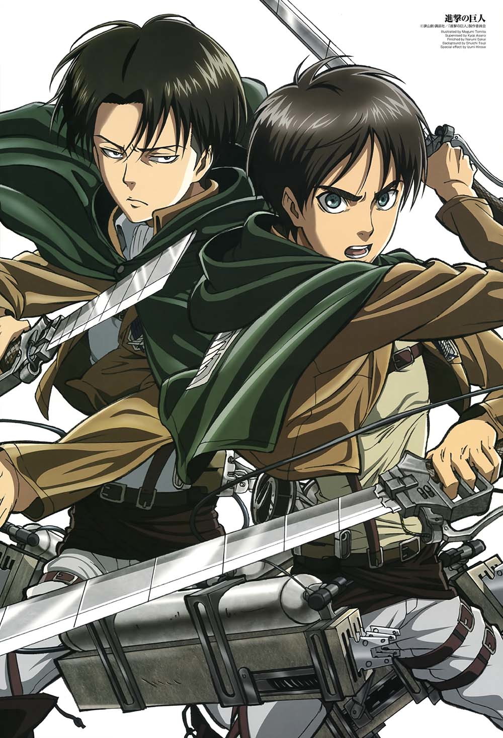 Big Poster Anime Attack On Titan LO011 Tamanho 90x60 cm