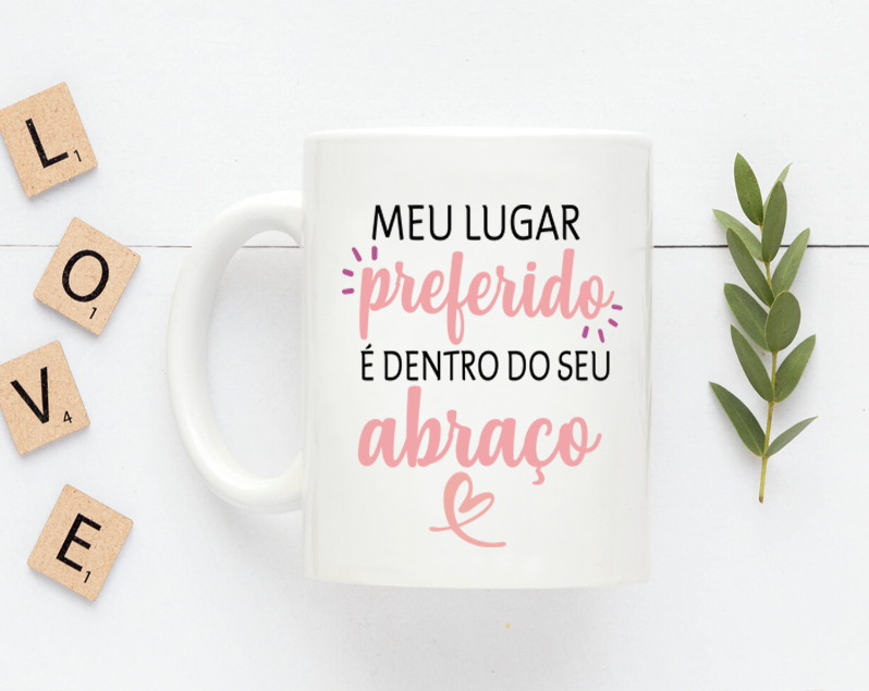 A melhor coisa é sentir seu abraço na hora que mais preciso