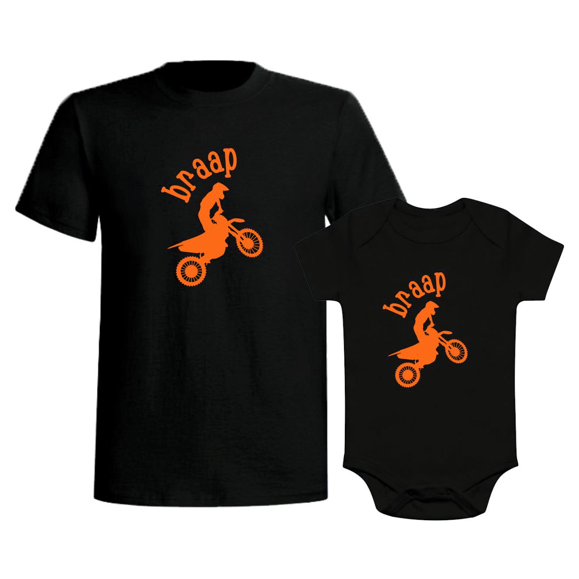 Body Bebê Personalizado Divertido Frases Baby Motocross Tal Pai Tal Filho  Produzido em Material Leve e Confortável