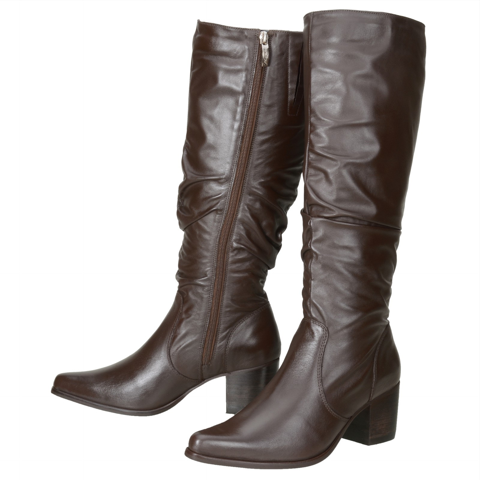 bota couro feminina montaria