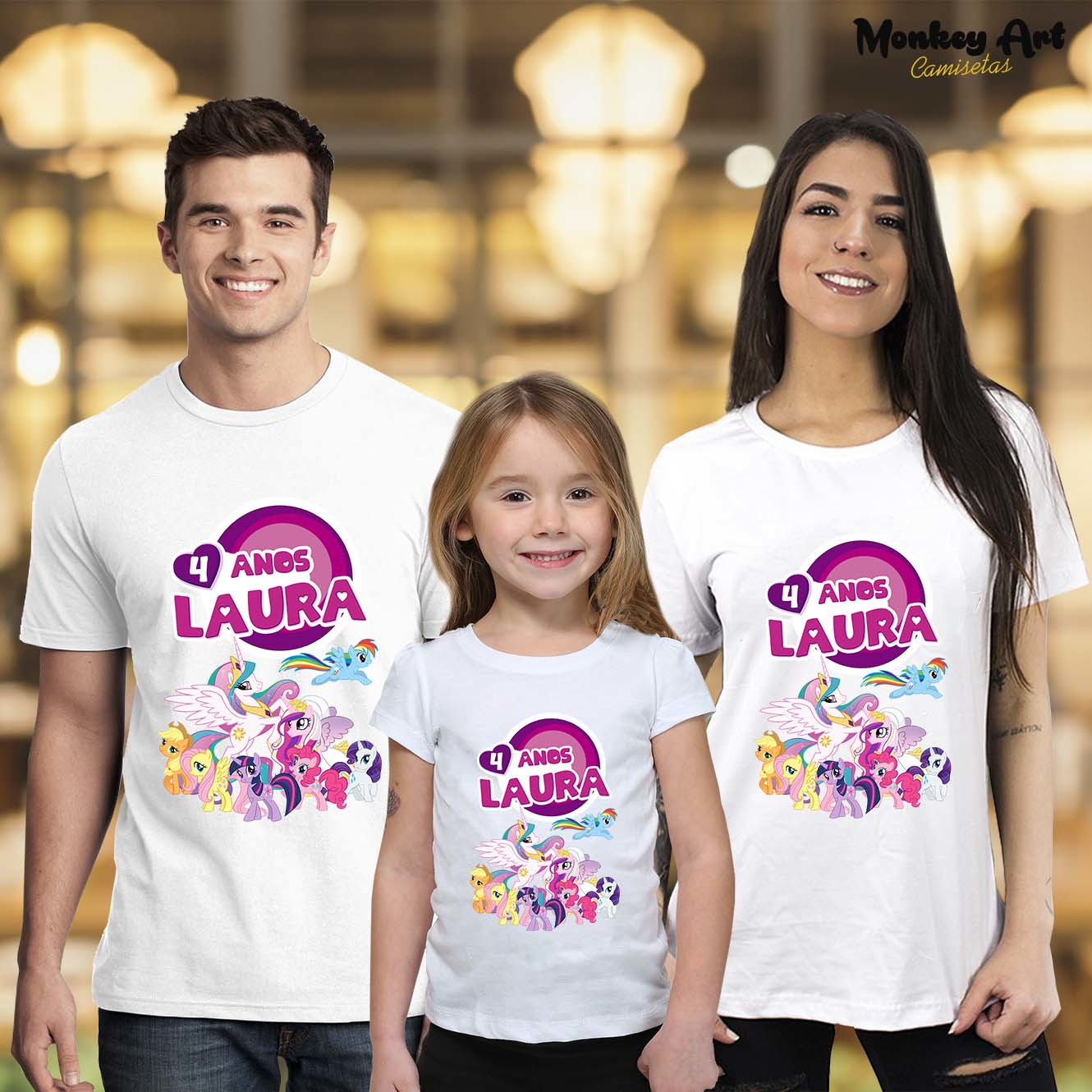 Camisa Camiseta My Little Pony Personalizada Com Nome