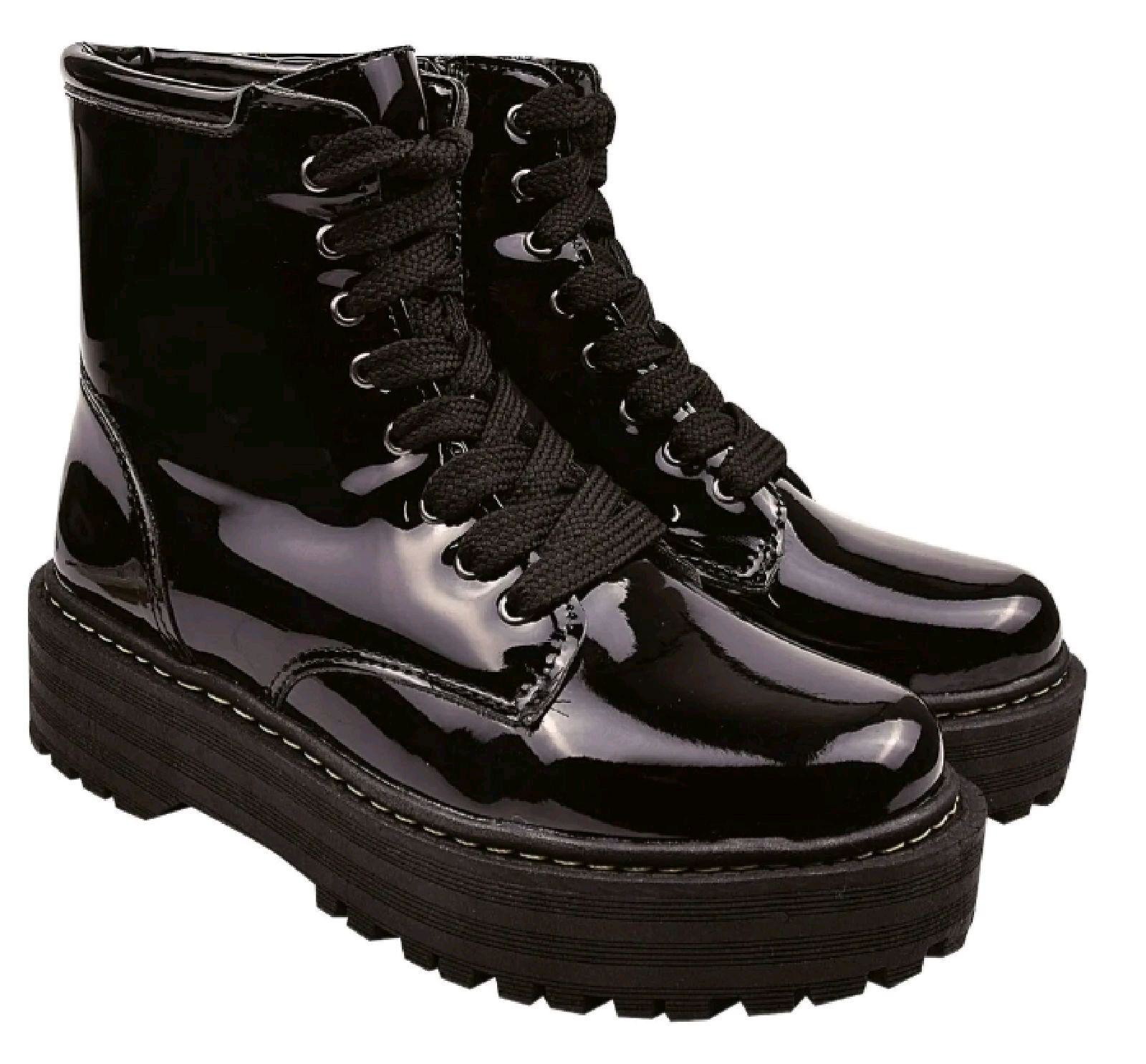 bota preta militar