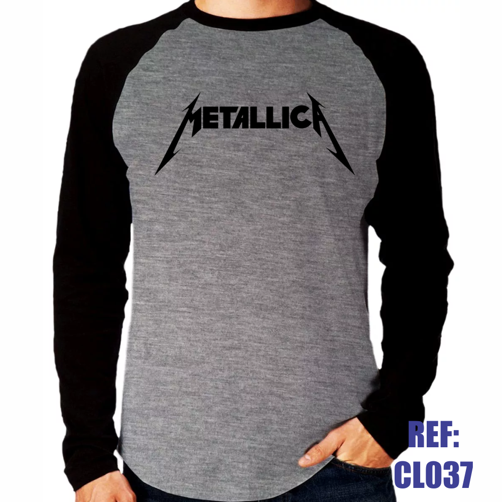 camisas de rock metallica