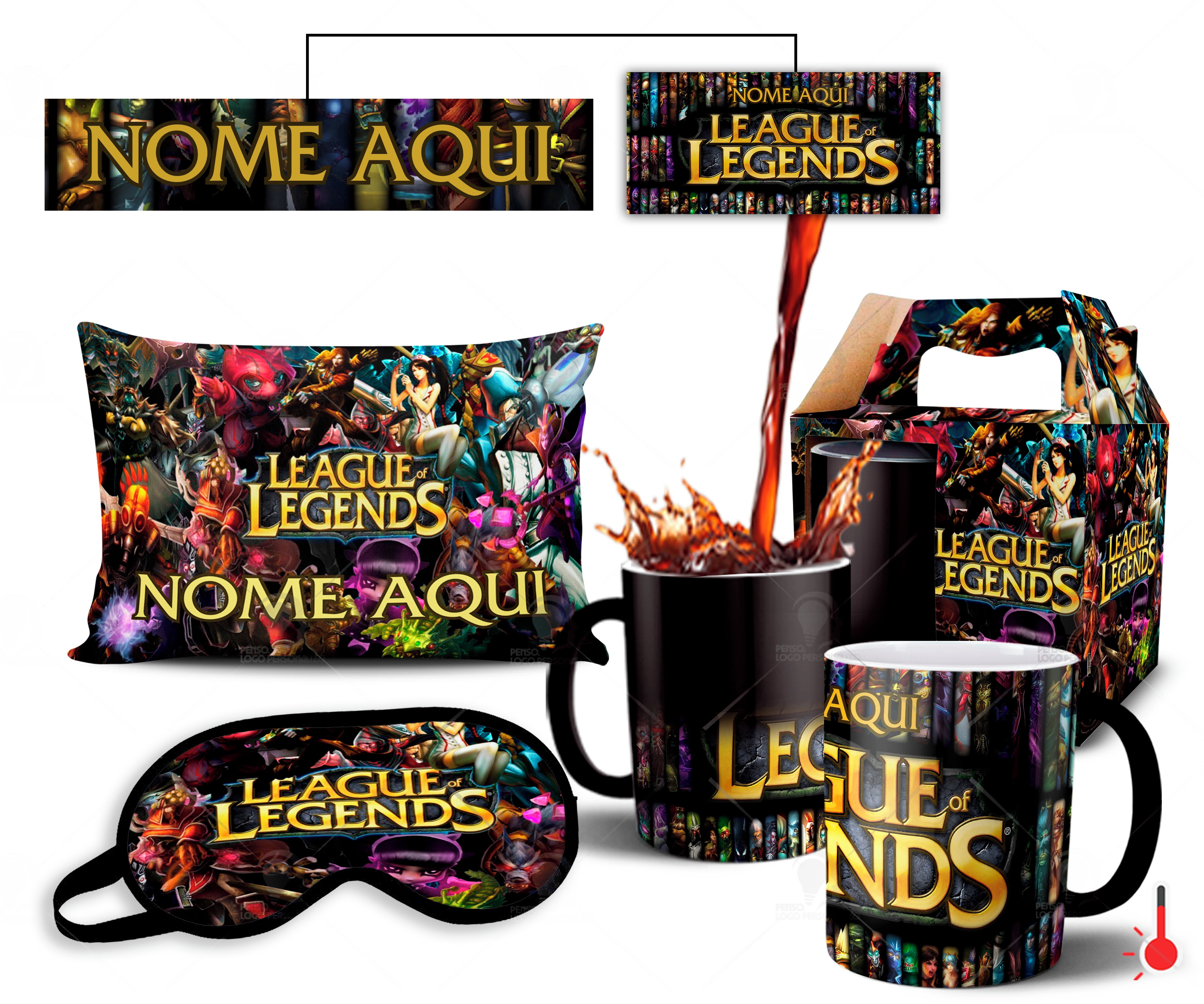 Caneca Mágica Mordekaiser Campeão Jogo League Of Legends LOL