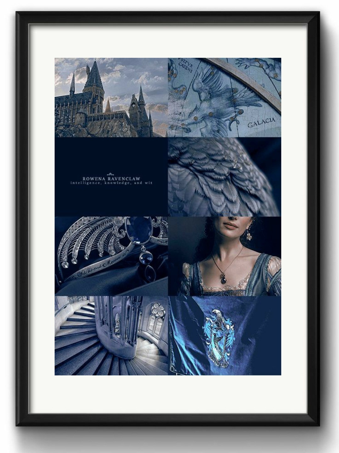 Quadro Ravenclaw Corvinal Hogwarts Harry Potter