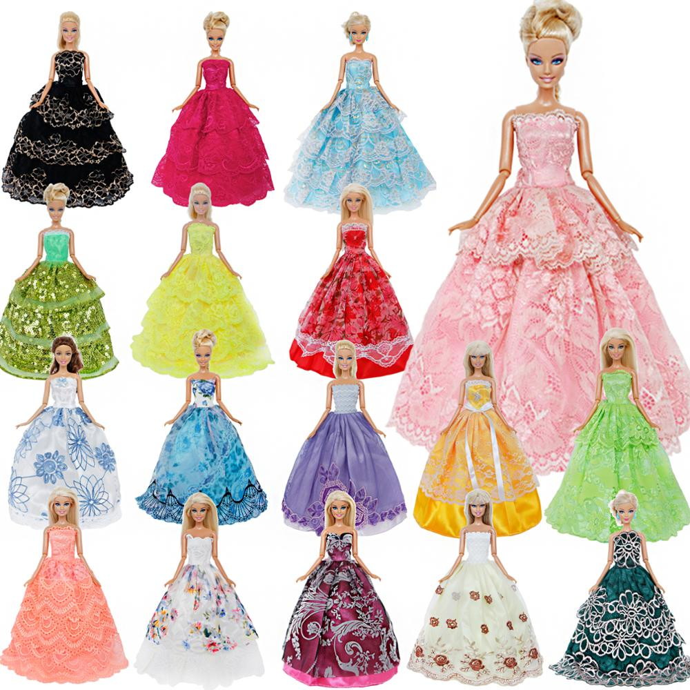 Lote Kit 3 Conjuntos Roupas Para Bonecas Barbie - Não Repete