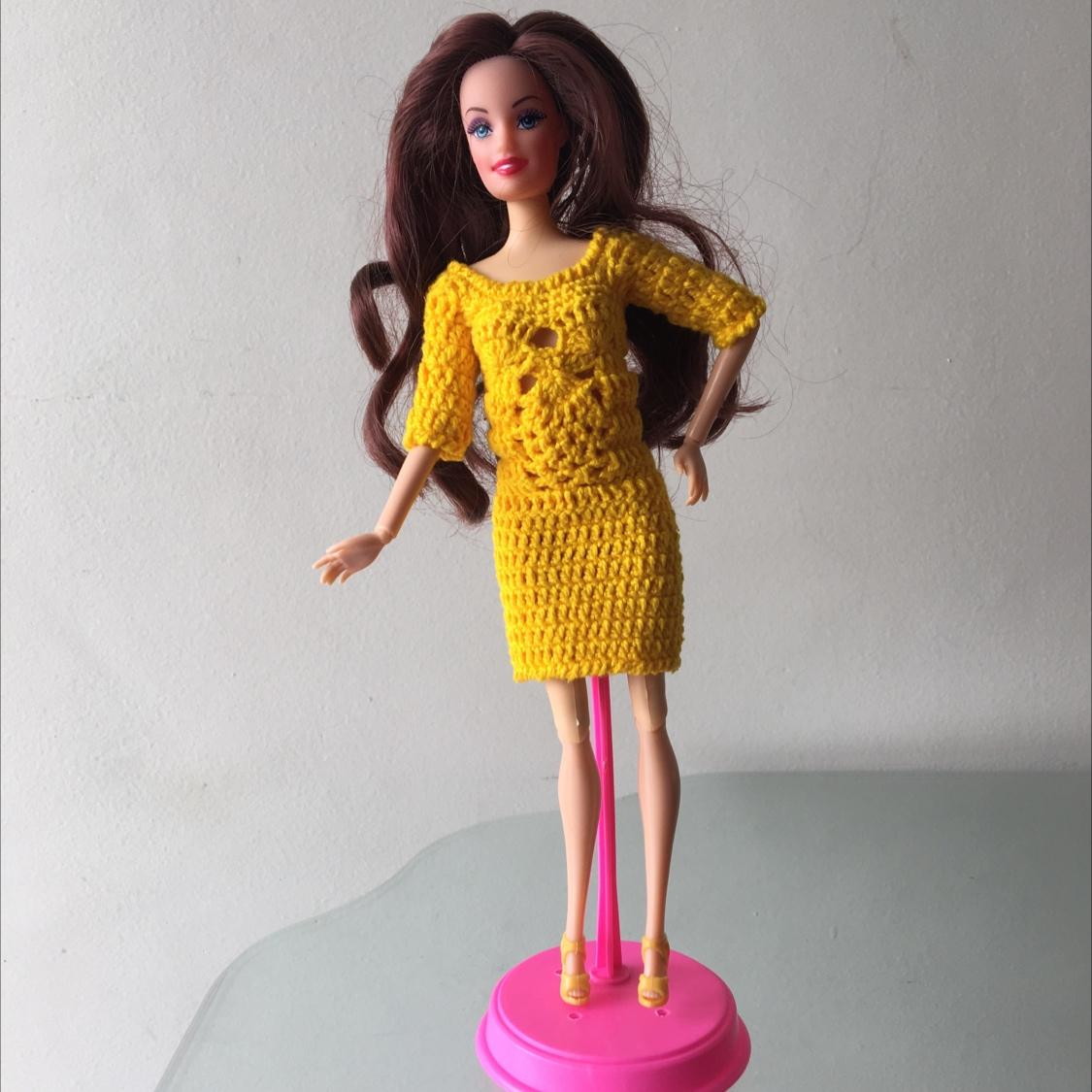 Vestido Barbie croche  Elo7 Produtos Especiais