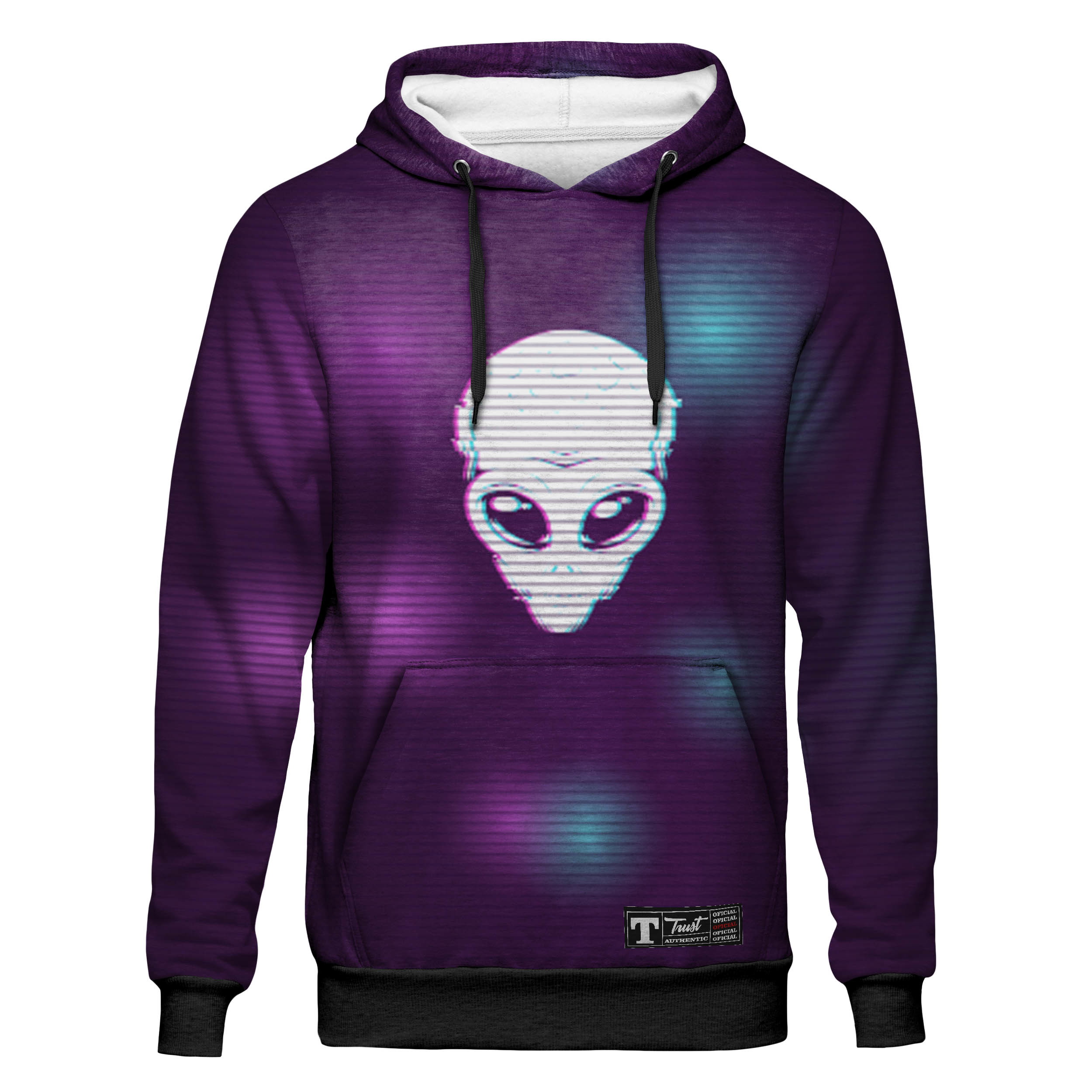 tie dye alien moletom com capuz