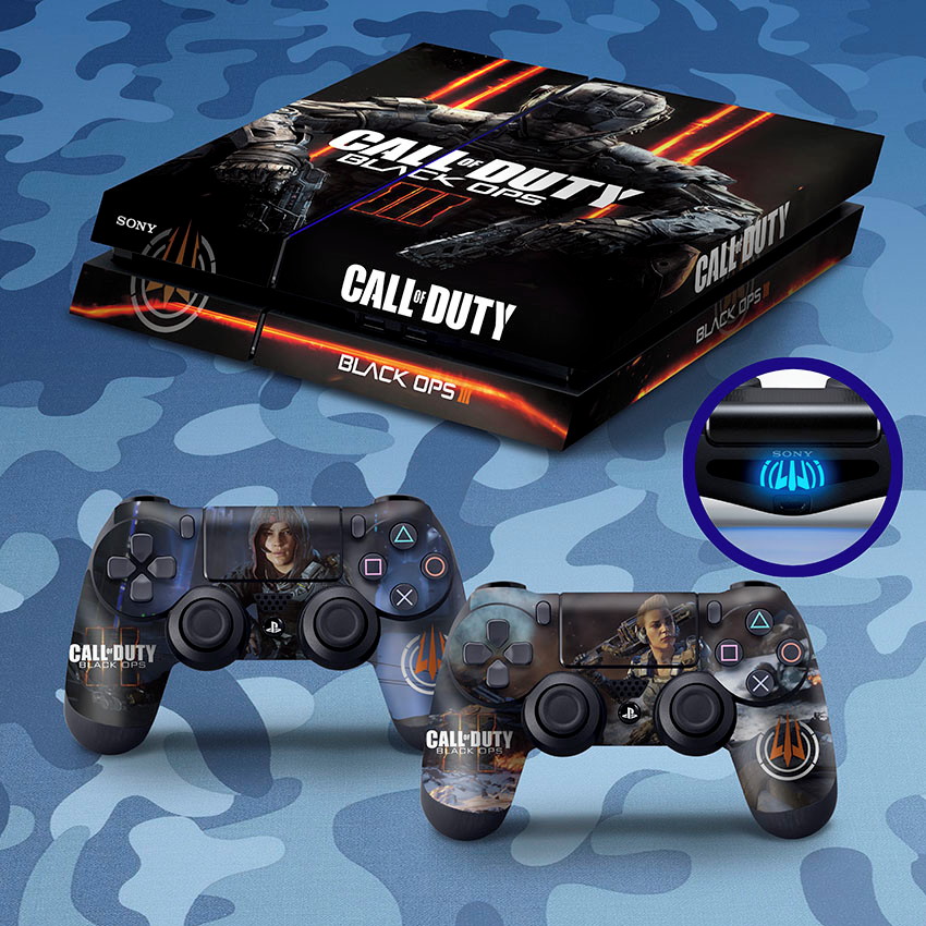 Skin Adesivo Playstation 4 PS4 Slim Call of Duty Black Ops 4