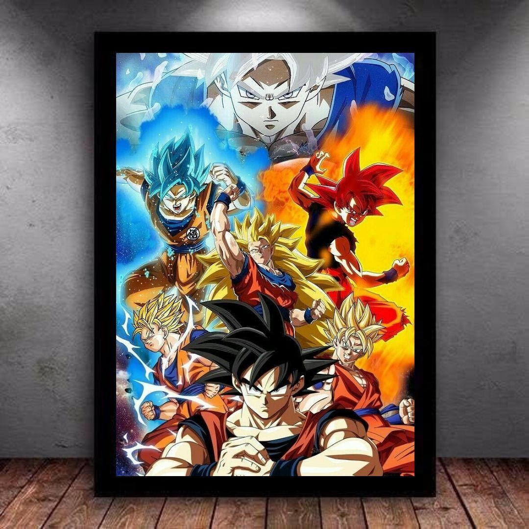 Quadro Decorativo Dragon Ball Goku Desenho Anime Com Moldura G06 - Vital  Quadros - Quadro Decorativo - Magazine Luiza