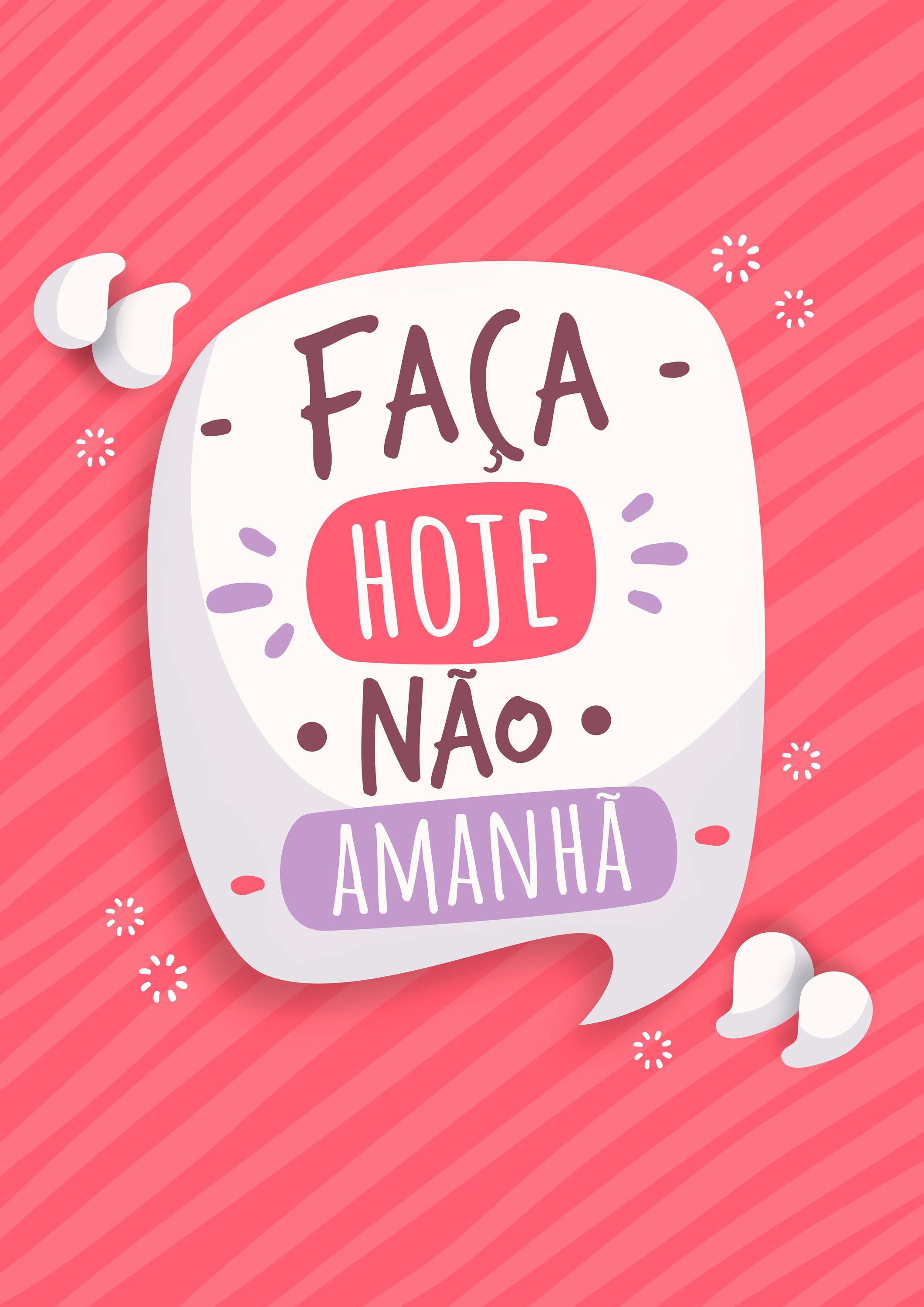 Adesivo de Parede Frase Nao faca drama, faca cafe - Arte Destaque