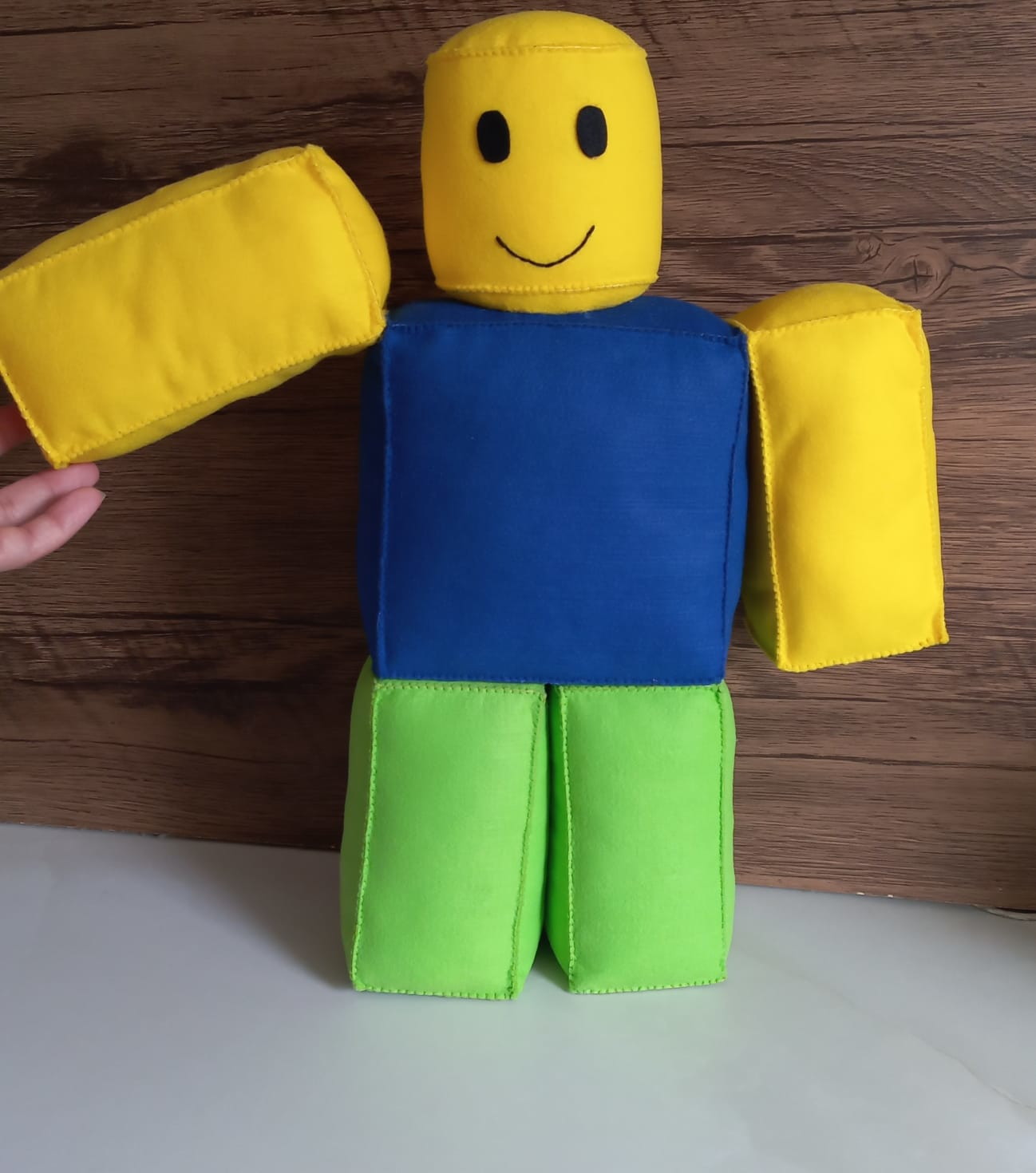 Boneco Roblox Em Feltro - Noob