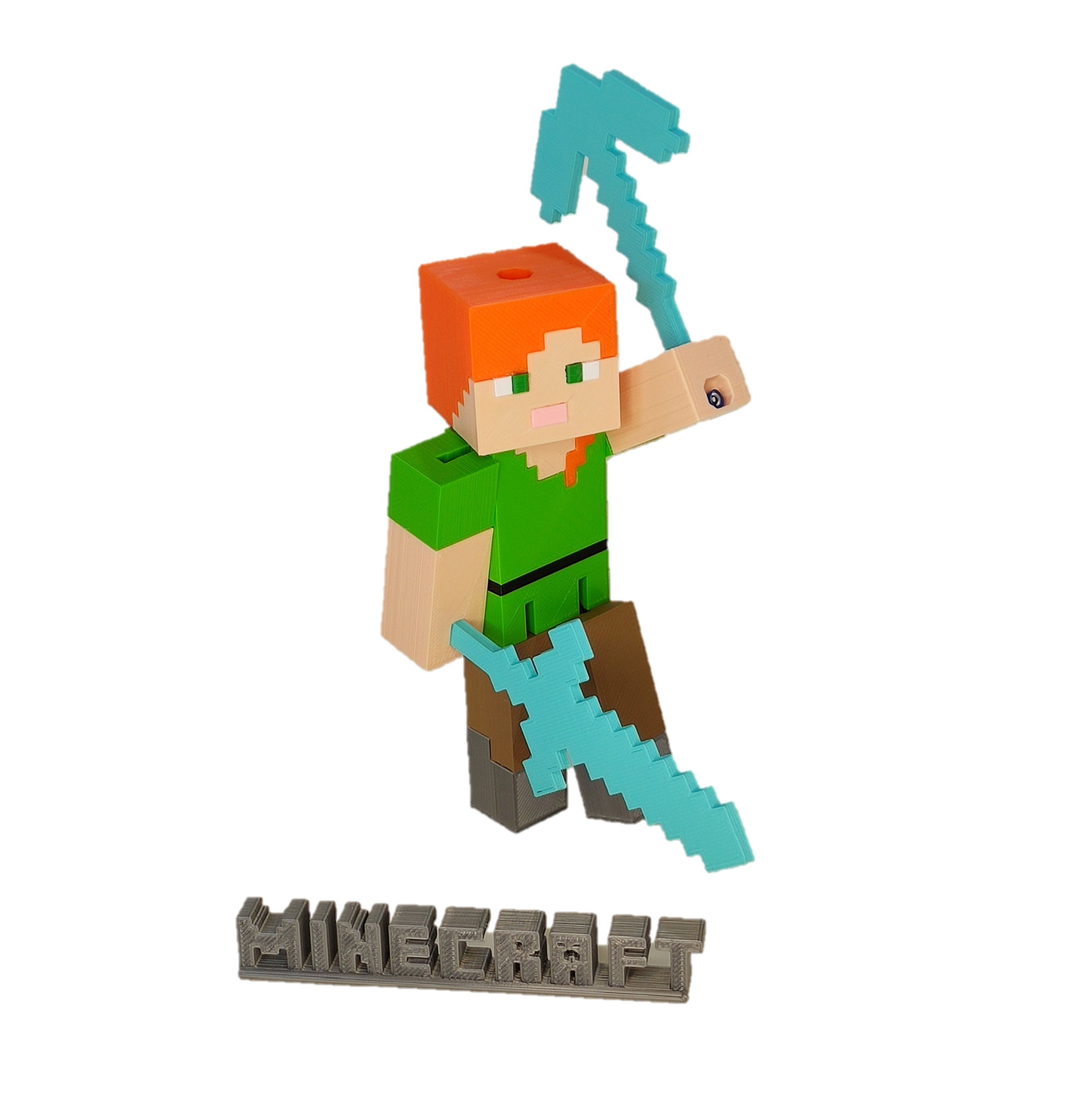 Boneco Minecraft Alex Articulado