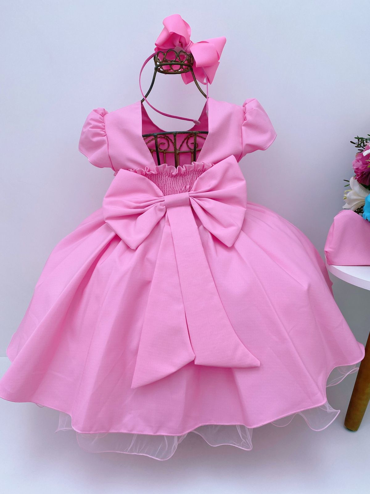 Vestido de Festa Infantil Princesas