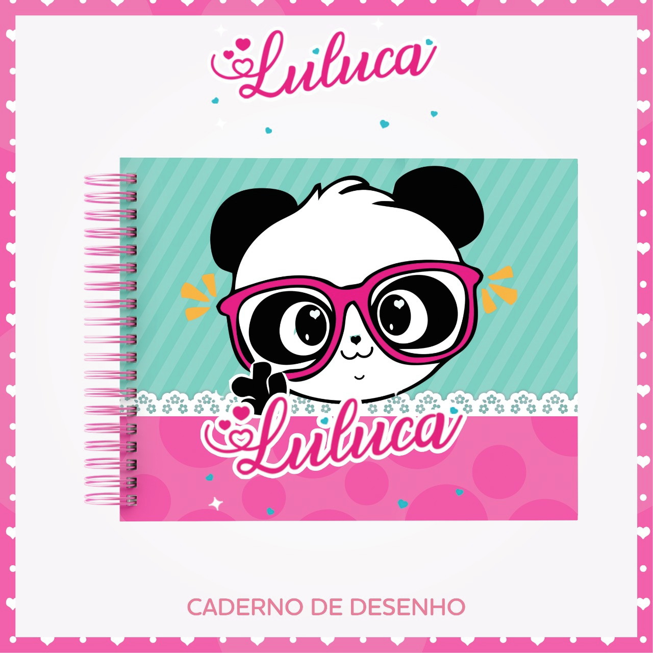 Caderno de Desenho- Luluca