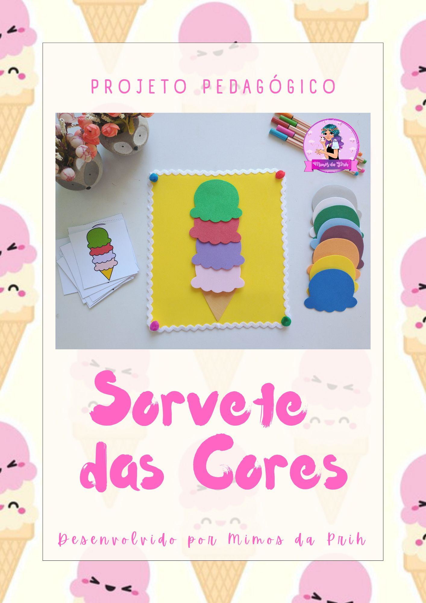 Jogo Educativo Sorvete das Cores