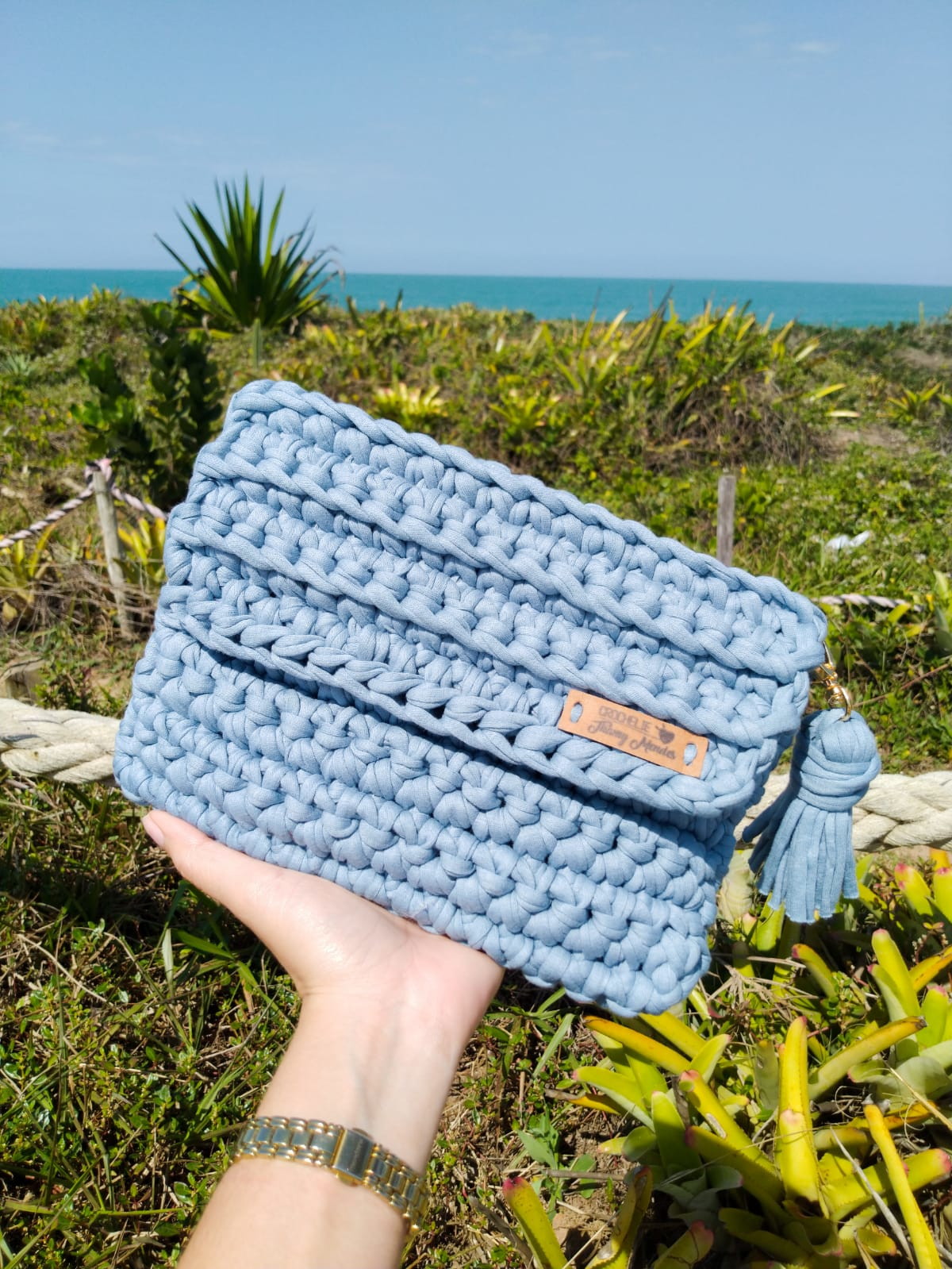bracelet clutch bolsa